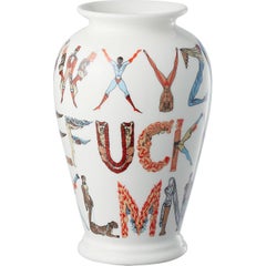 ABC "Fuck" Discontinued Ceramic Circus Vase Limited Release from 2018