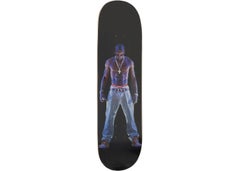 Tupac Hologram Skateboard Deck Nero by Supreme