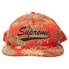Supreme Silk Red Jacquard Cap
