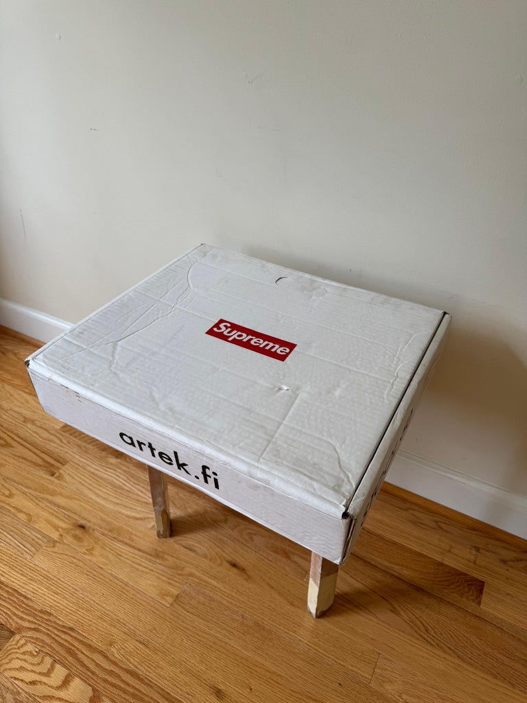 Supreme x Artek Stool 60, New Old Stock/New In Box at 1stDibs