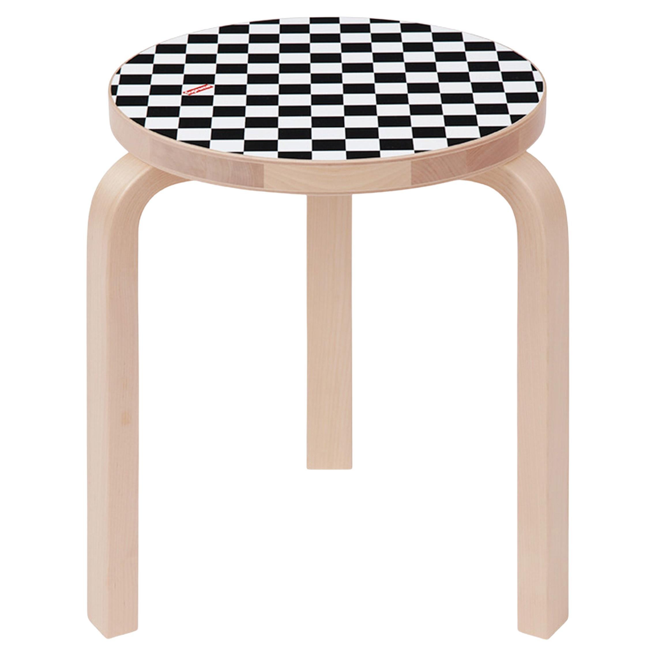 Tabouret Supreme x Artek 60, nouveau stock ancien/nouveau dans la boîte en vente