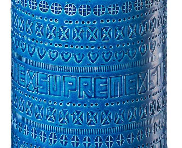 Supreme x Bitossi Spring 2023 Rimini Blu Vase, Limited