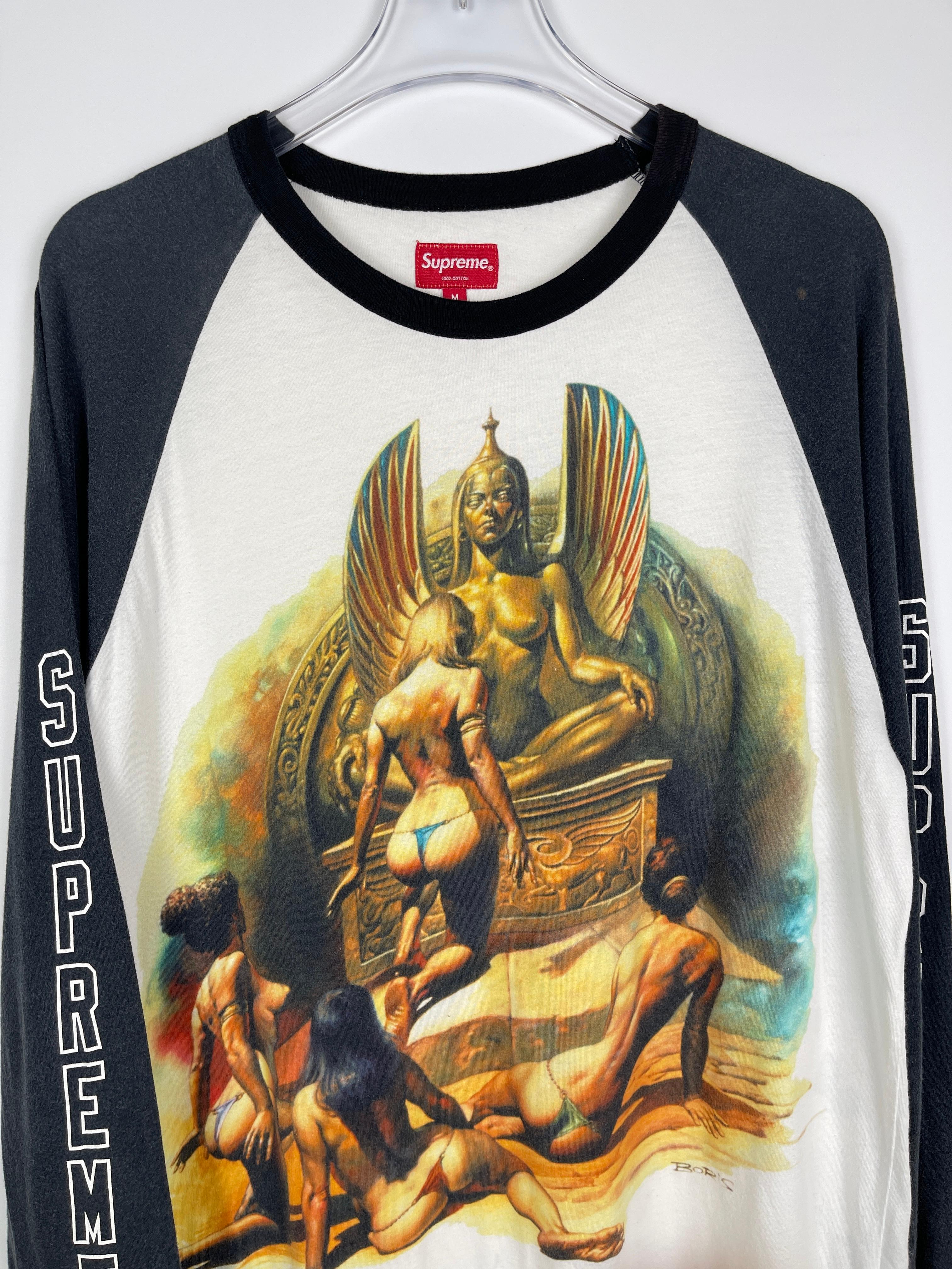 Women's or Men's Supreme x Boris Vallejo Slave Raglan T-Shirt For Sale