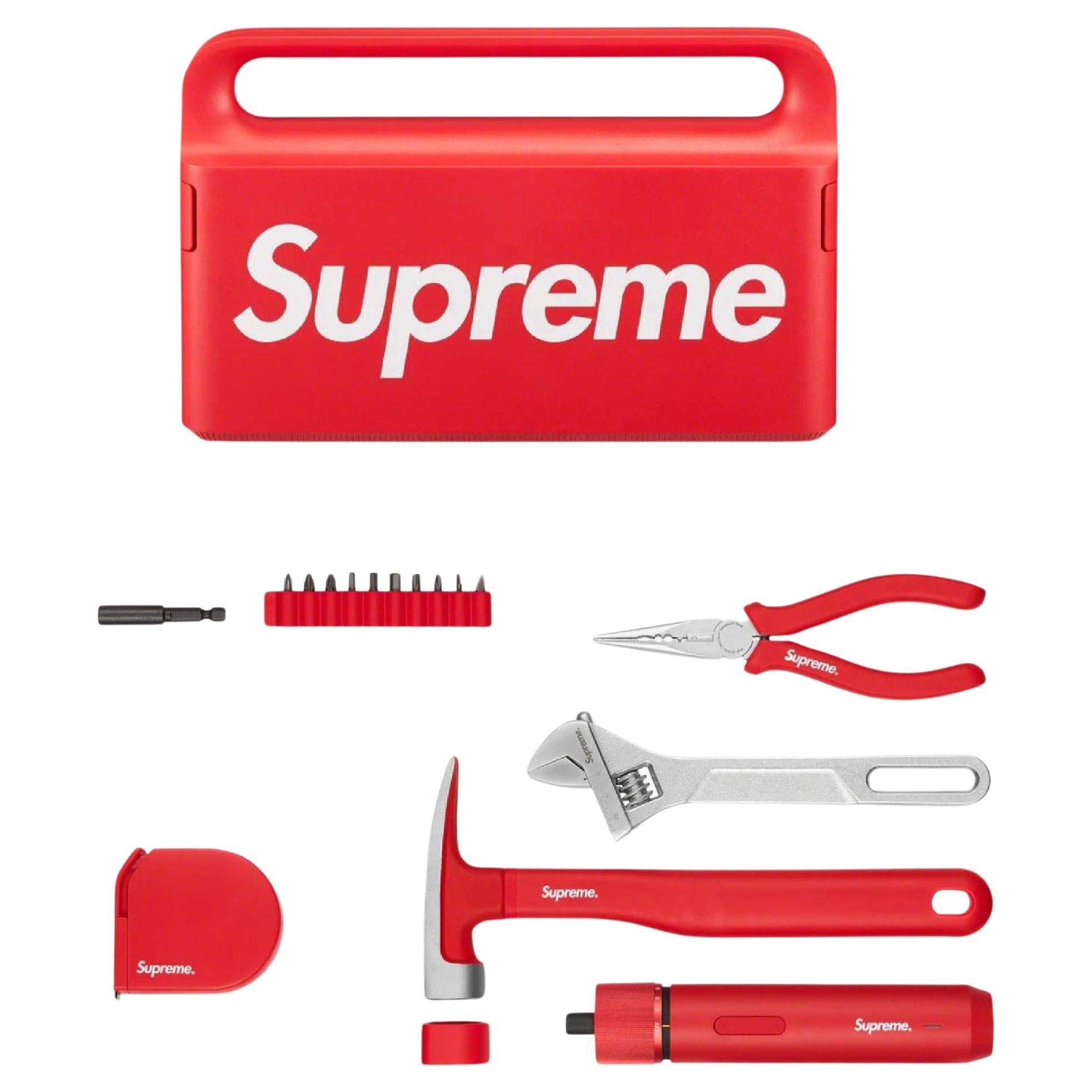 Supreme x Hoto Red Werkzeug-Set, 5-teilig, Frühjahr 2023