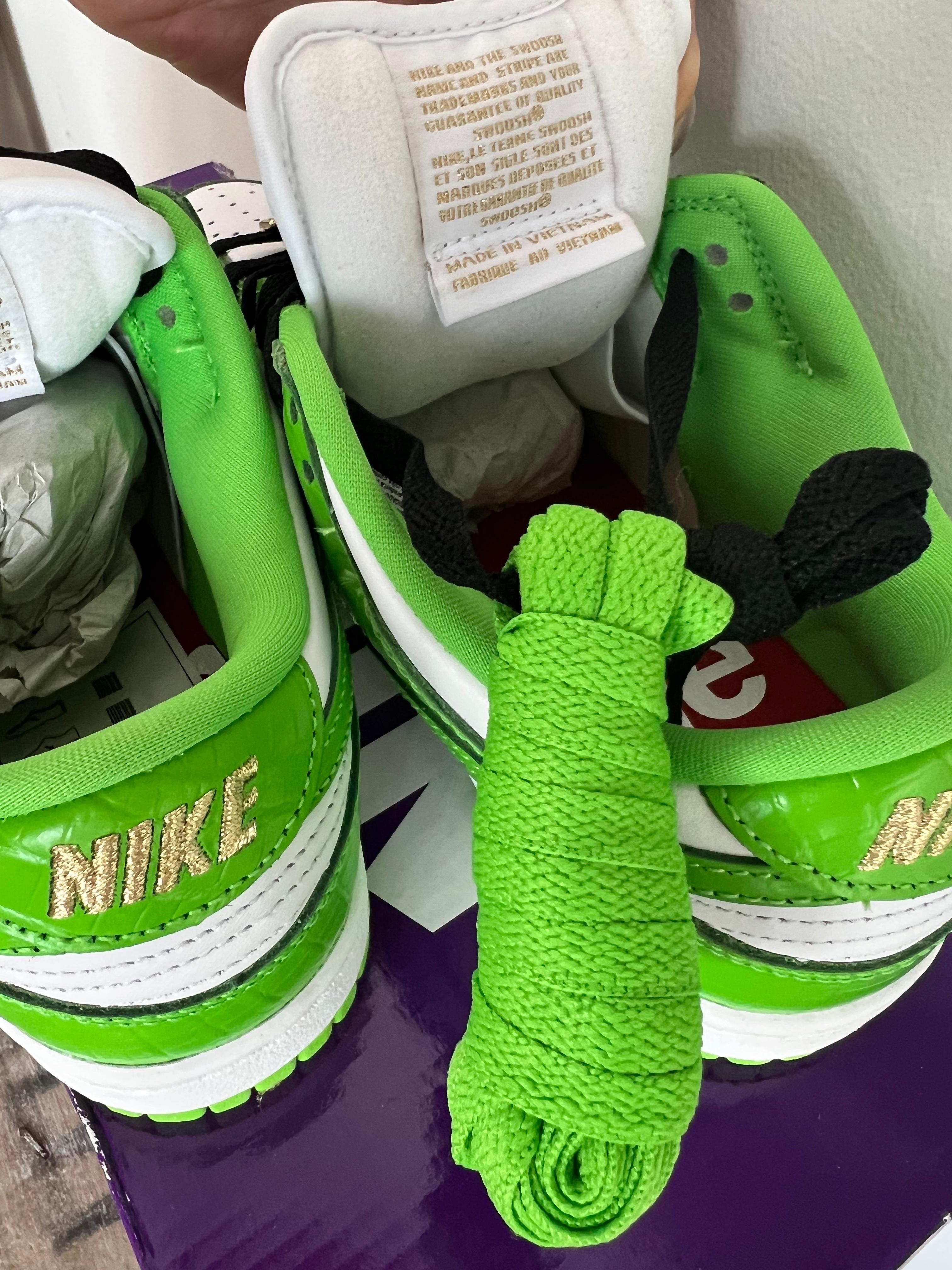 Supreme x Nike SB Green Star/Hype size US9.5 For Sale 2