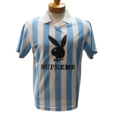 Supreme X Playboy Soccer Jersey Men's Player Shirt Size S