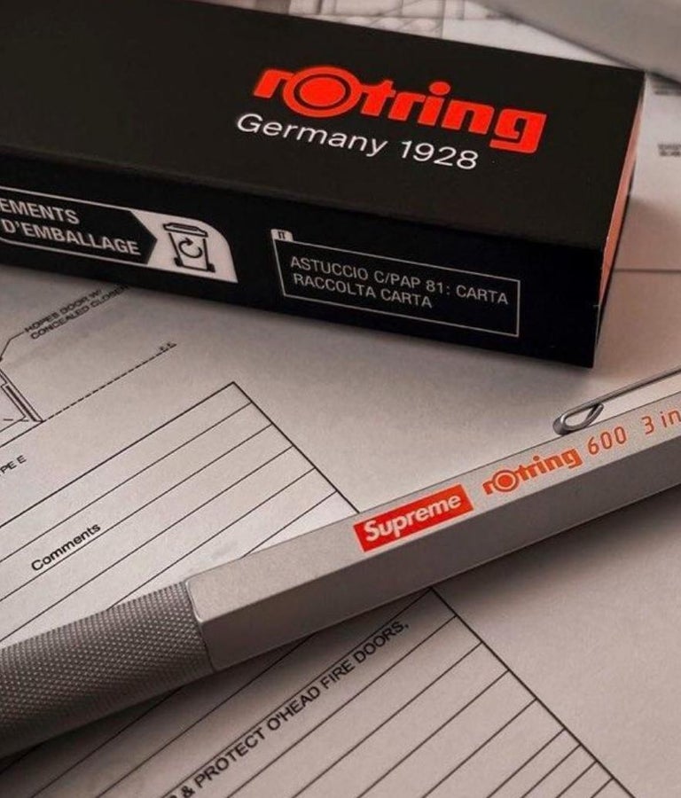 Supreme x rOtring 600 3-in-1 Multicolor pen &v mechanical