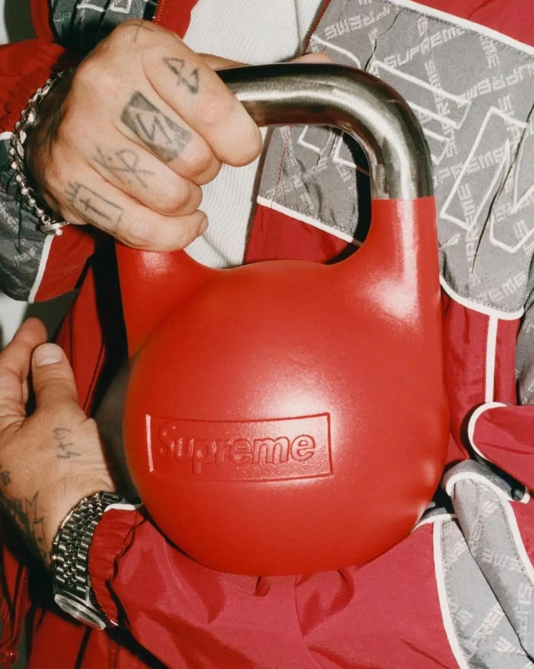 Supreme x Tru Grit Red Kettlebell Six KG Weight, New in Box, Fall 2022