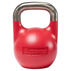 Supreme x Tru Grit Rote Kettebell mit sechs KG Gewicht, neu in Karton, Herbst 2022