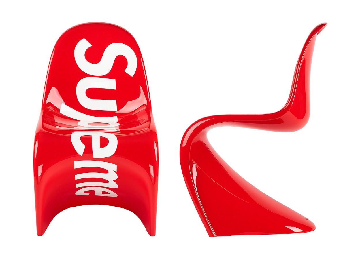 A collaboration between supreme x Vitra Panton for Supreme's Spring Season 21' of the iconic 