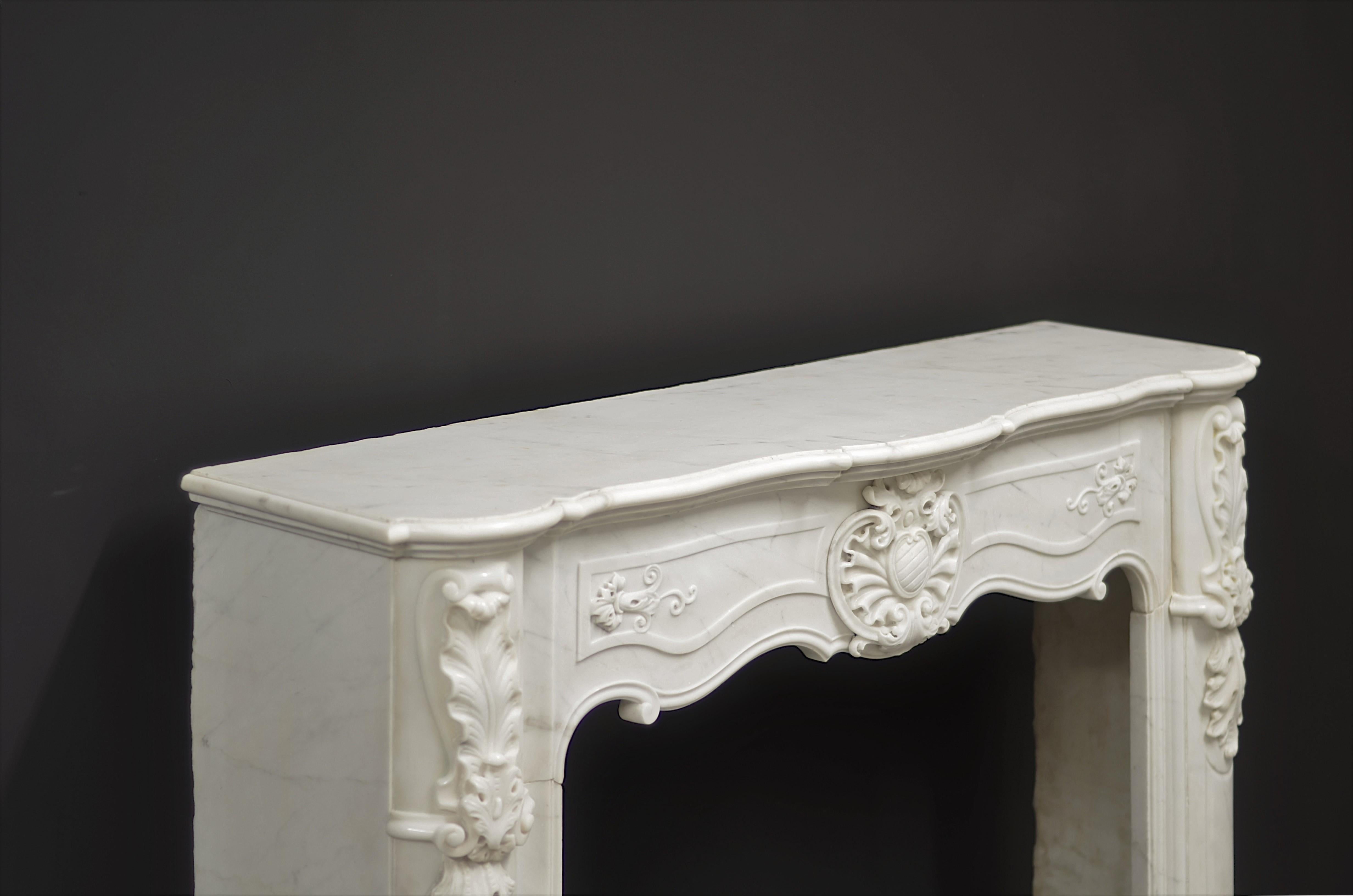 Suprising Antique Louis XV Fireplace Mantel For Sale 10