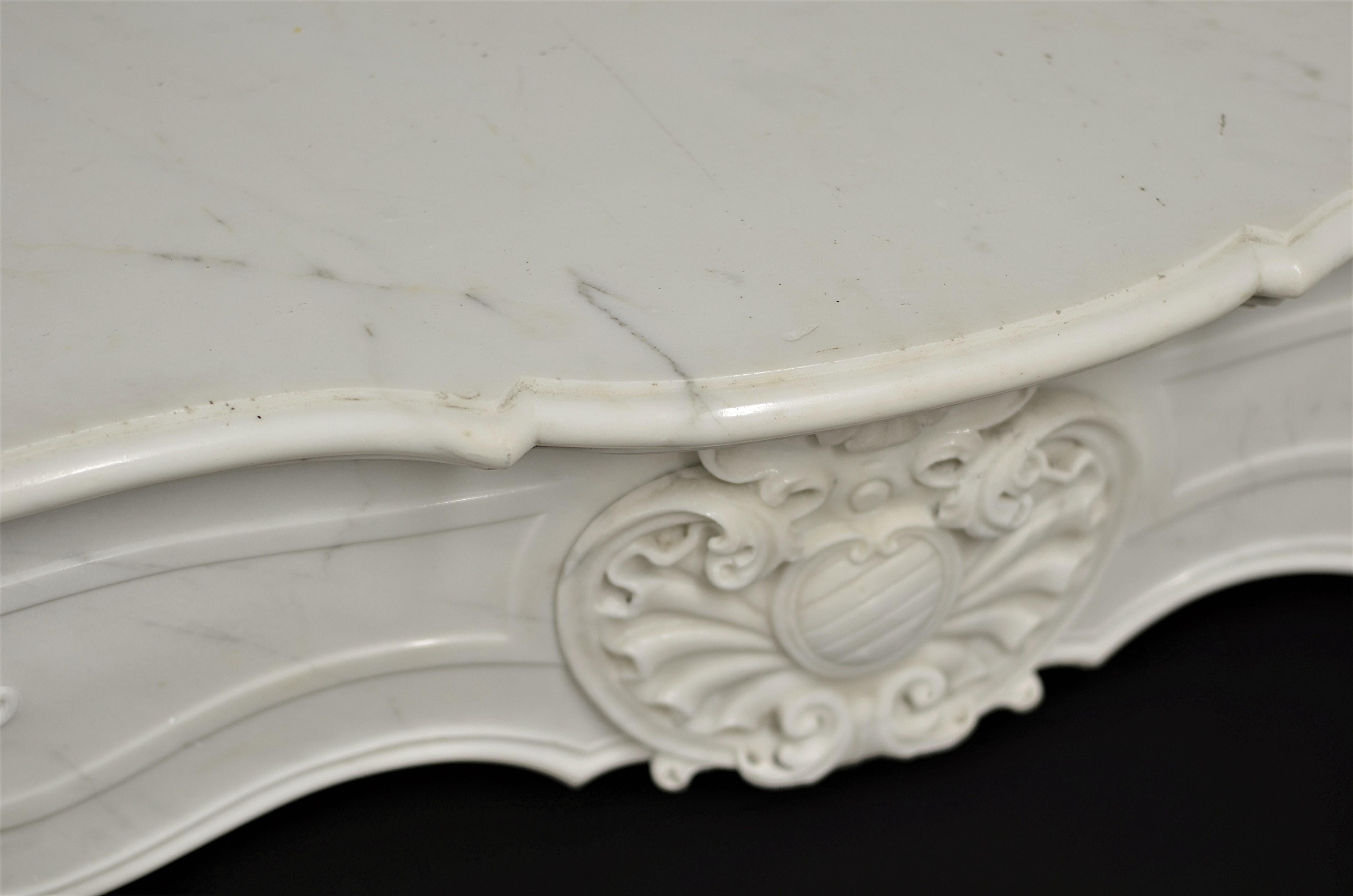 Suprising Antique Louis XV Fireplace Mantel For Sale 13