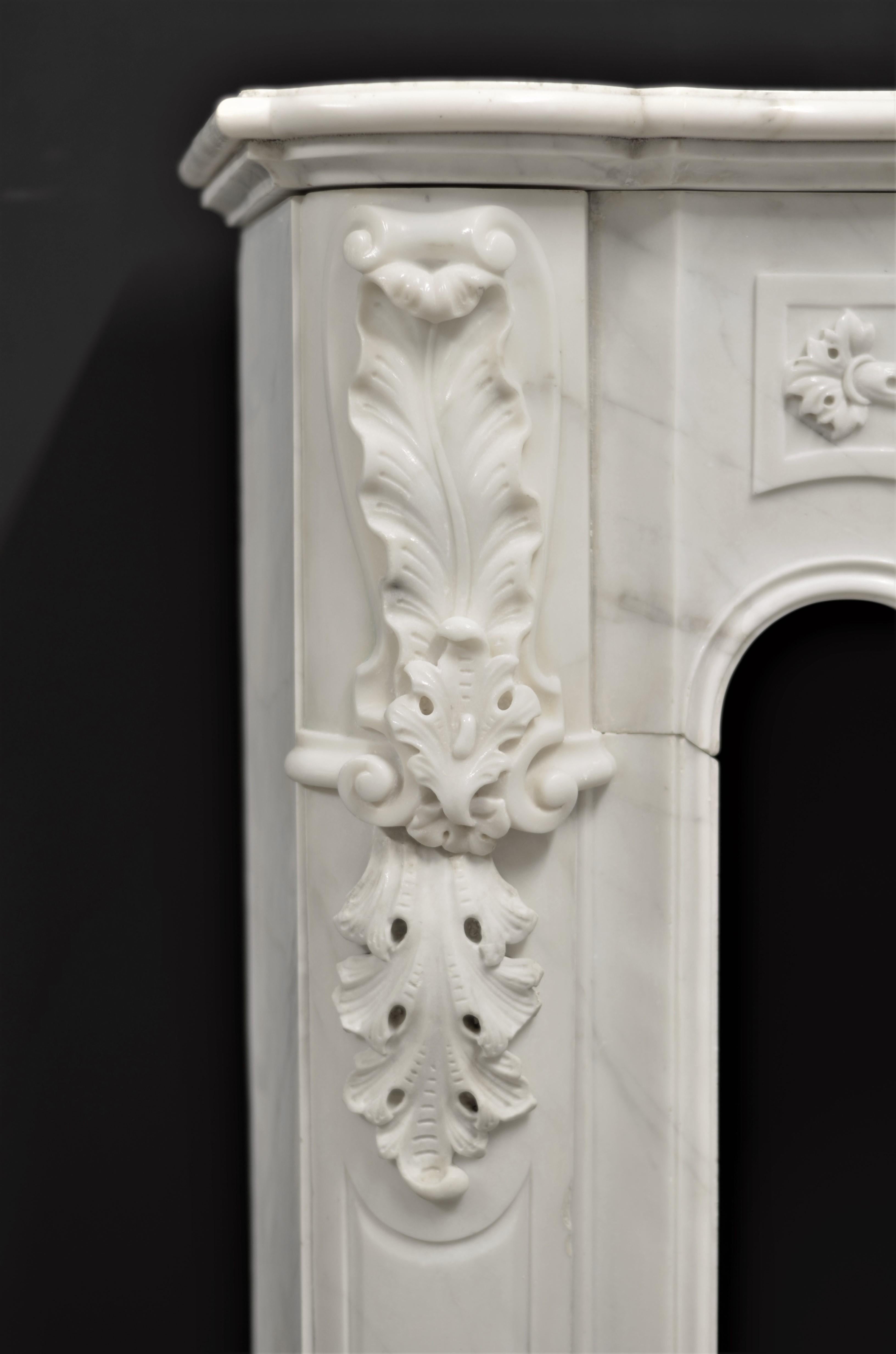 Suprising Antique Louis XV Fireplace Mantel For Sale 3