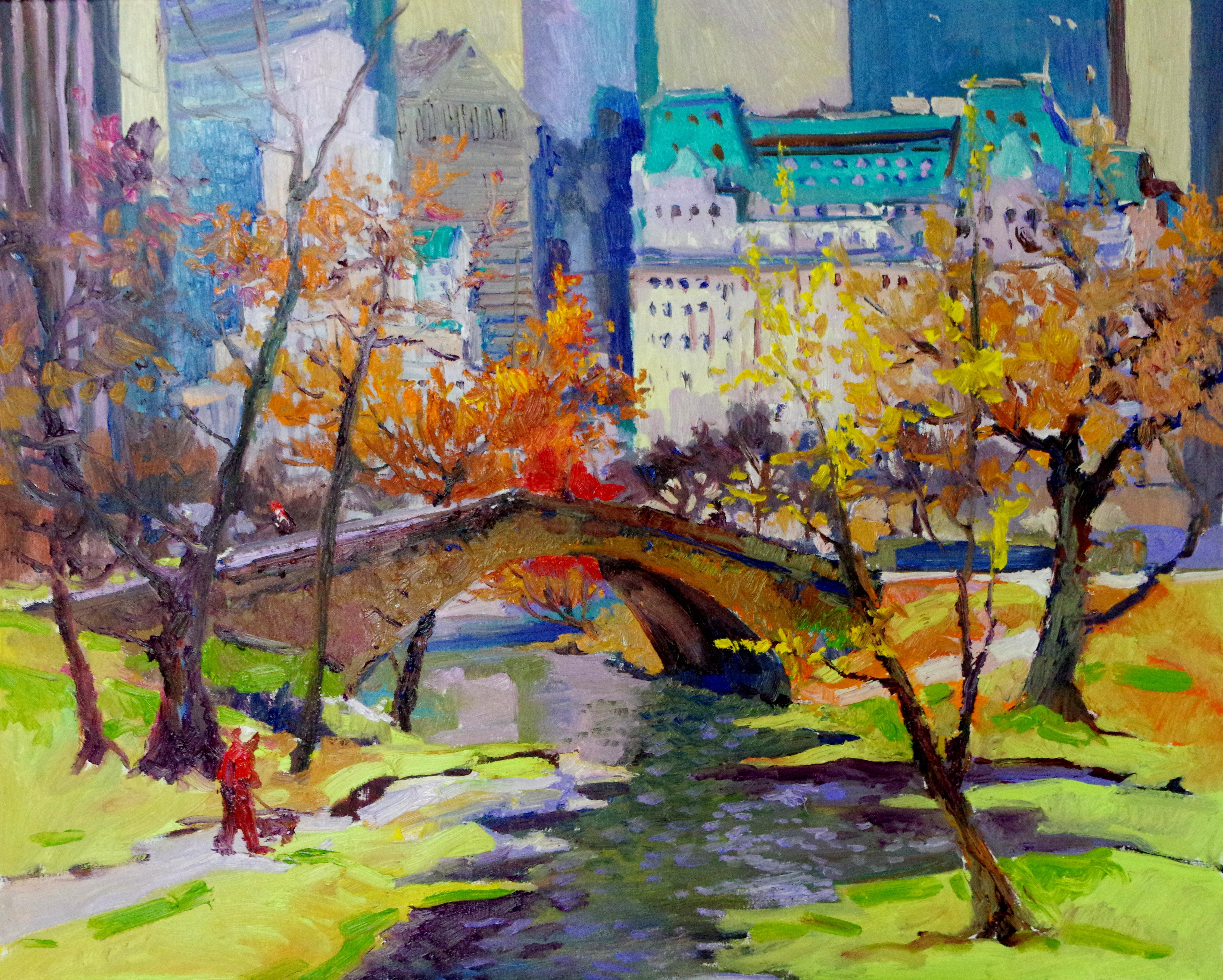 Suren Nersisyan Interior Painting - Fall in New York,  Central Park