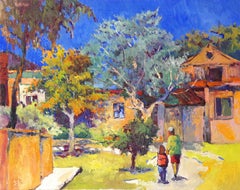 Summer Day, Nostalgia, Oil Painting