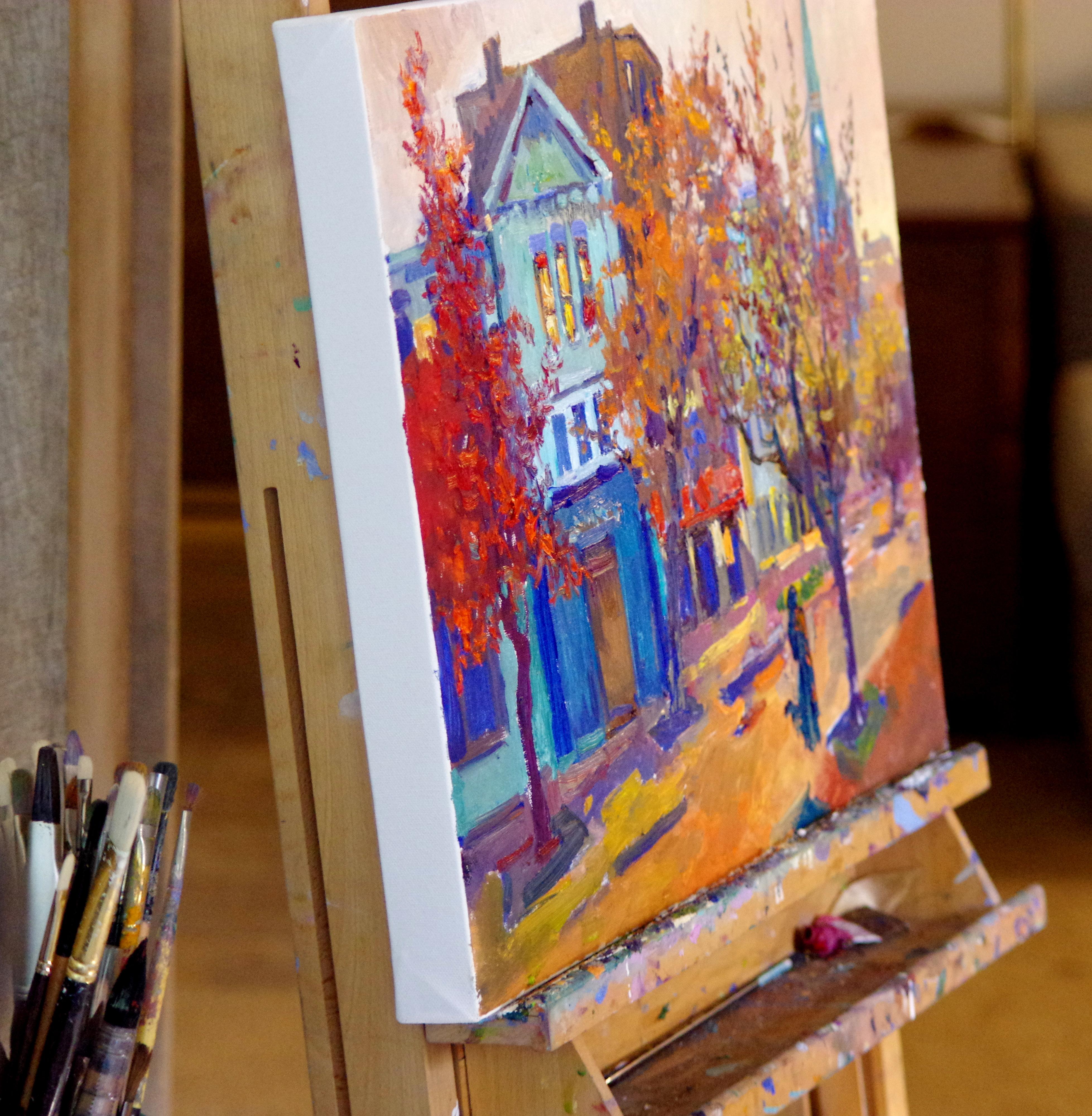 Washington DC, Fall Evening - Art Impresionista de Suren Nersisyan