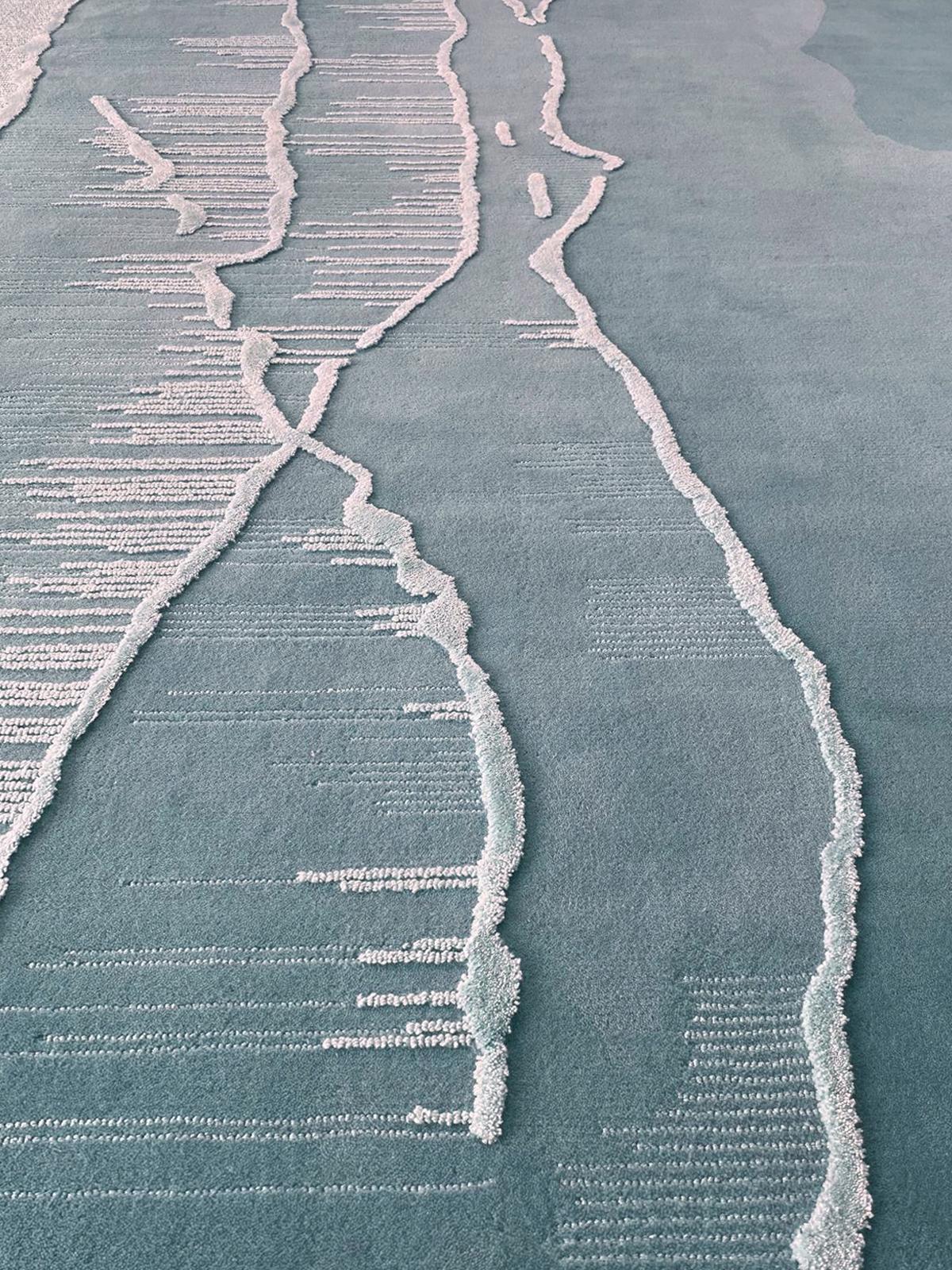 Autre Tapis Surf Blue par Volver Studios en vente