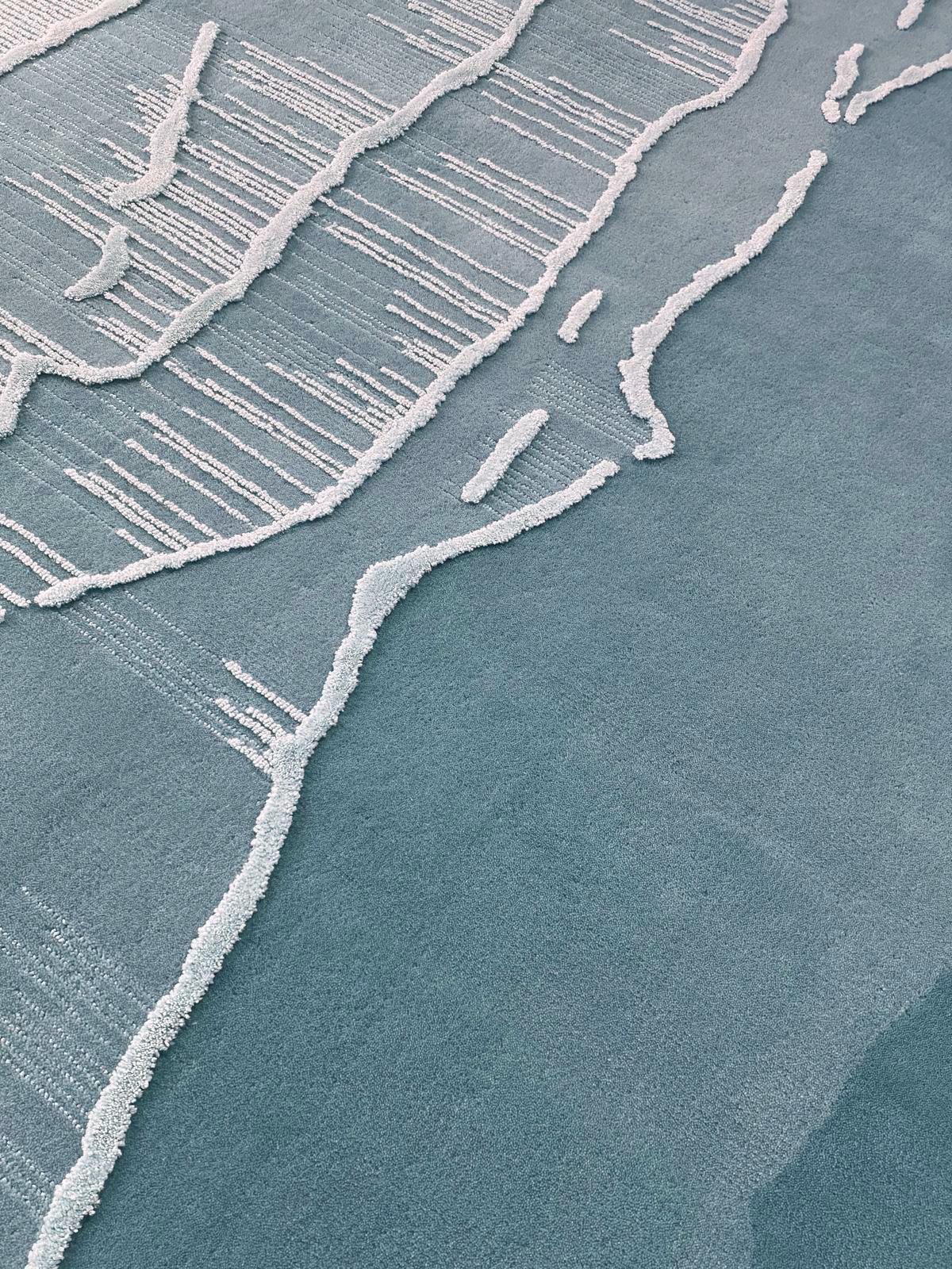 Tapis Surf Blue par Volver Studios Neuf - En vente à Geneve, CH