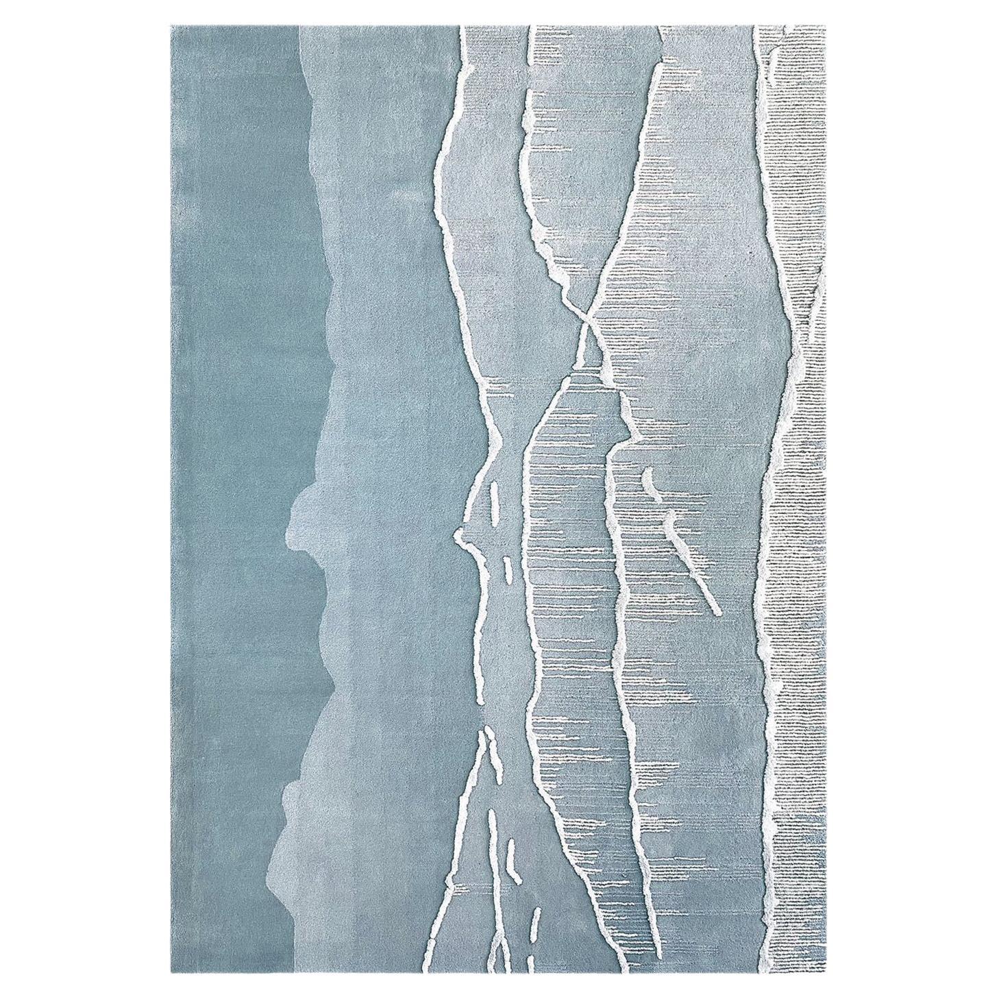 Surf Blue Rug by Volver Studios