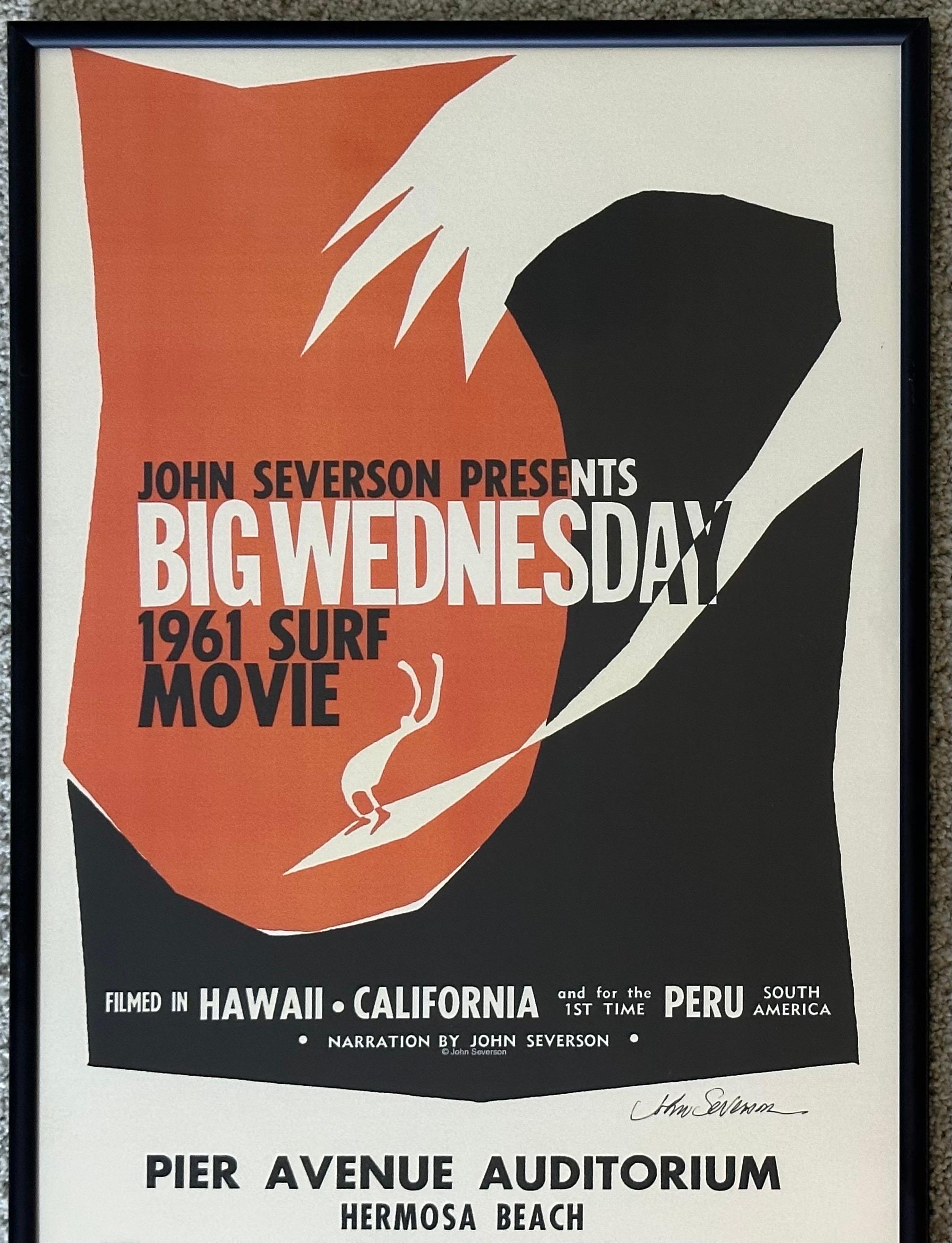 Affiche vintage du film « Big Wednesday » signée par John Severson Bon état - En vente à San Diego, CA