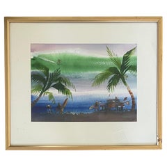 "Surf Culture" Watercolor Painting by Industry Pioneer John Severson