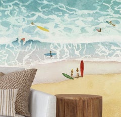 Surf - Customizable - Digital Printing - Mural Decor - Isidore Leroy
