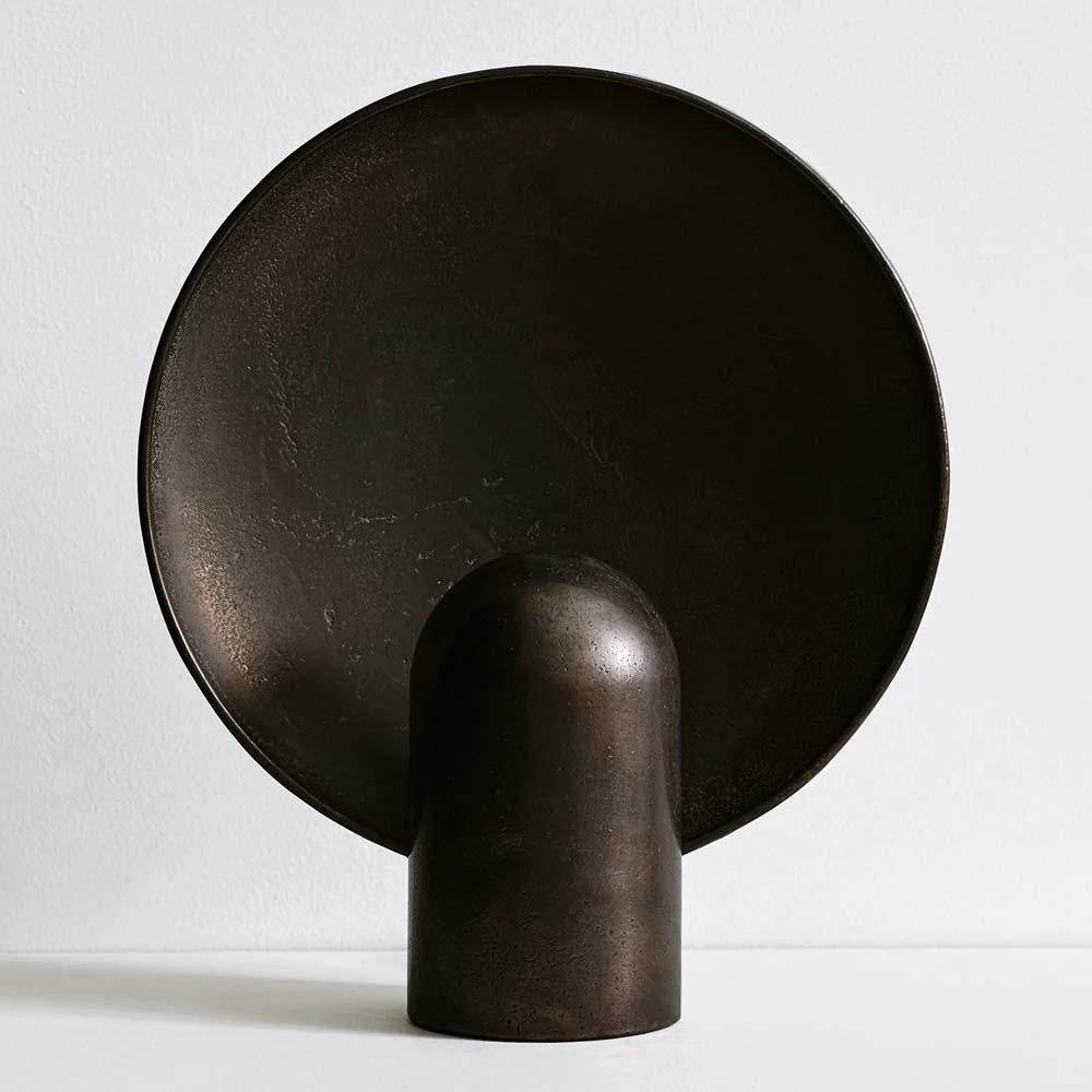 Contemporary Surface Sconce Blackened Bronze For Sale