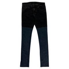 Used Surface To Air Grey and Blue Denim Jeans Pants, Size 28