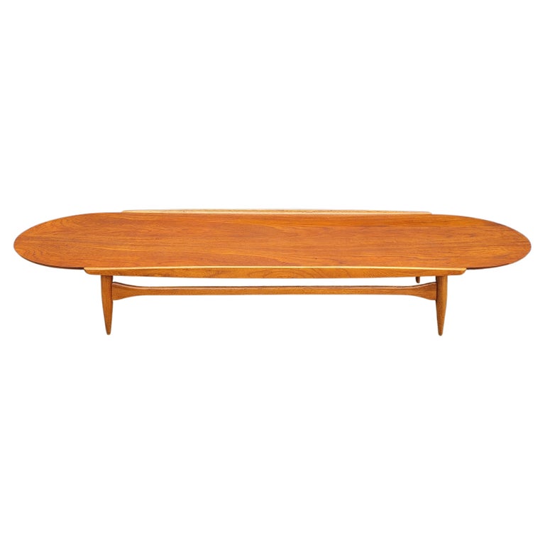 Surfboard Coffee Table by Lane Furniture For Sale at 1stDibs