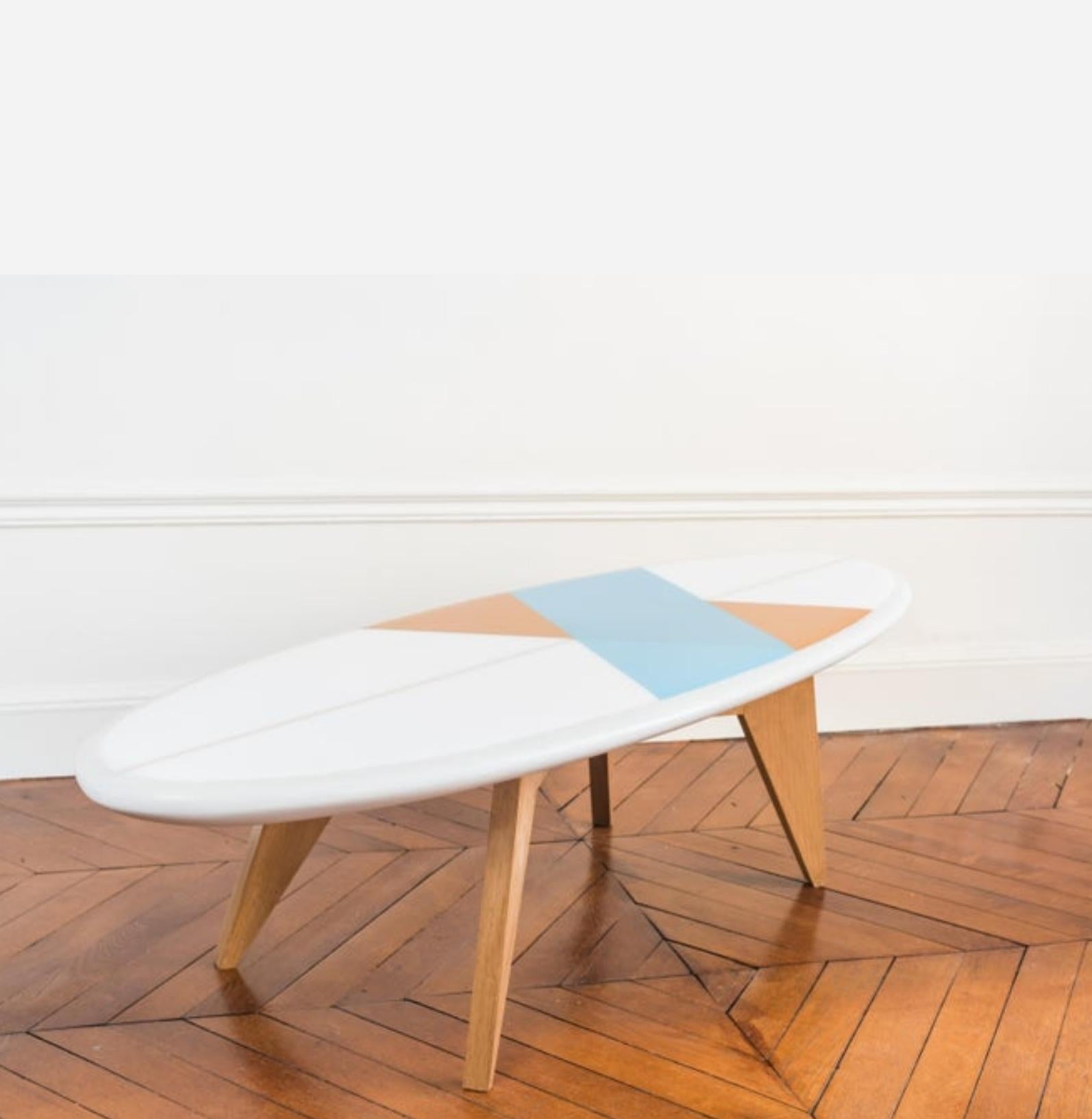 French Surfboard Coffee Table