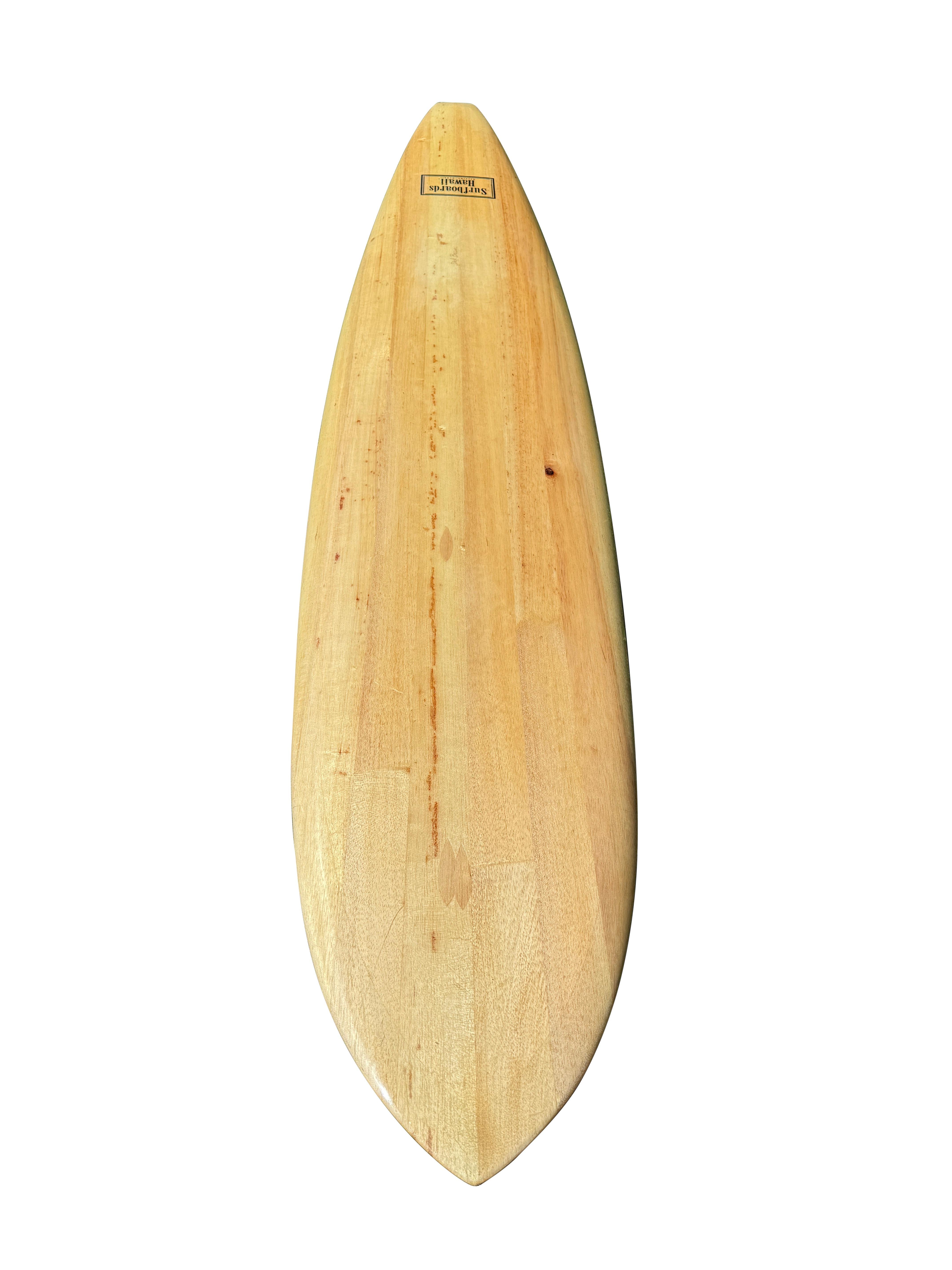 Fibre de verre Surfboards Hawaii Dick Brewer Balsa (années 2000) en vente