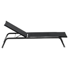 Surfer Outdoor Sunlounger in Smoke Grey by RODA. Made in Italy.