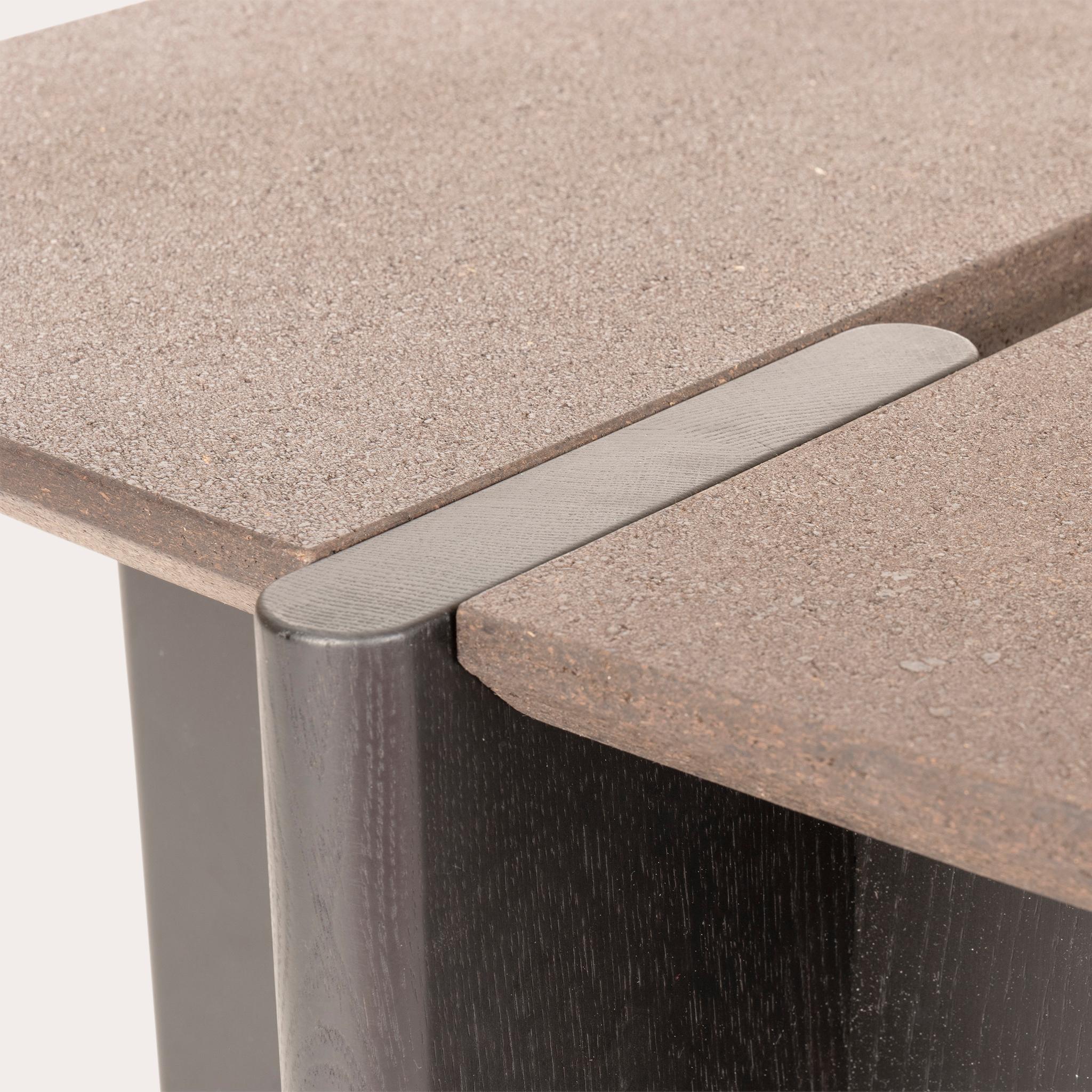 German Surfside Drive Coffee Table by Workshop APD in Solid Ash Wood For Sale