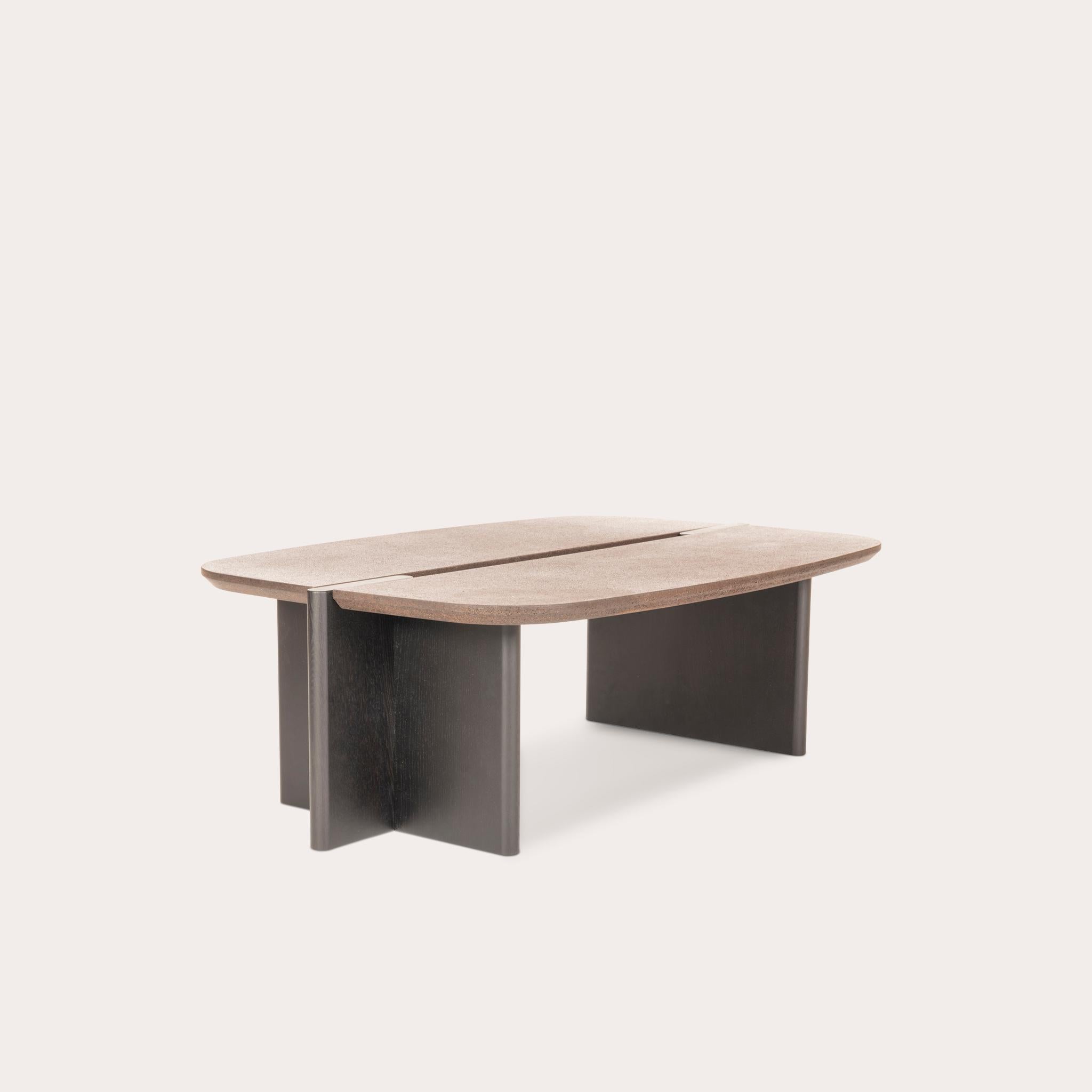 Modern Surfside Drive Coffee Table by Workshop APD in Solid Ash Wood For Sale