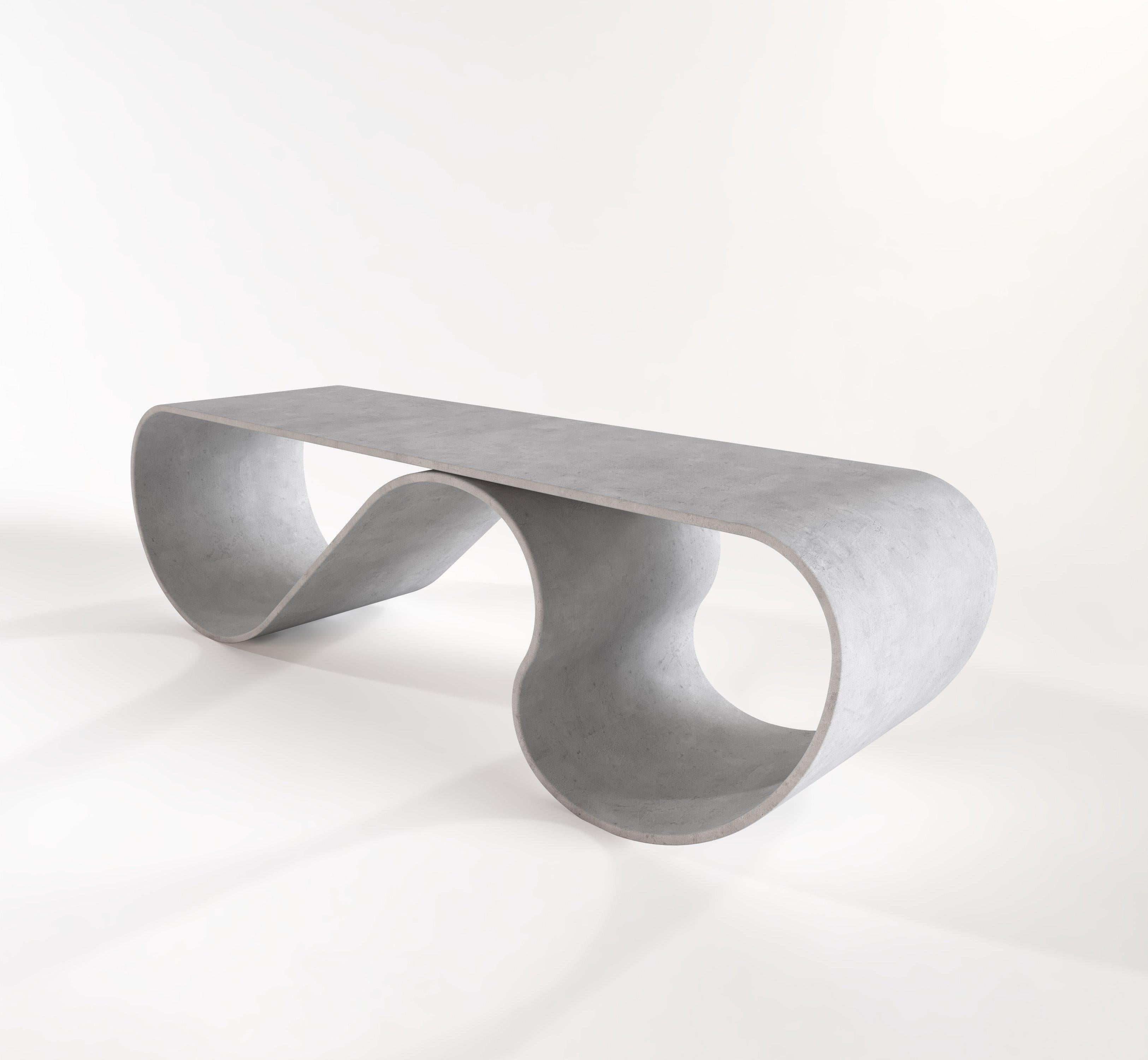 Surge Bench in Concrete Canvas by Neal Aronowitz For Sale 1