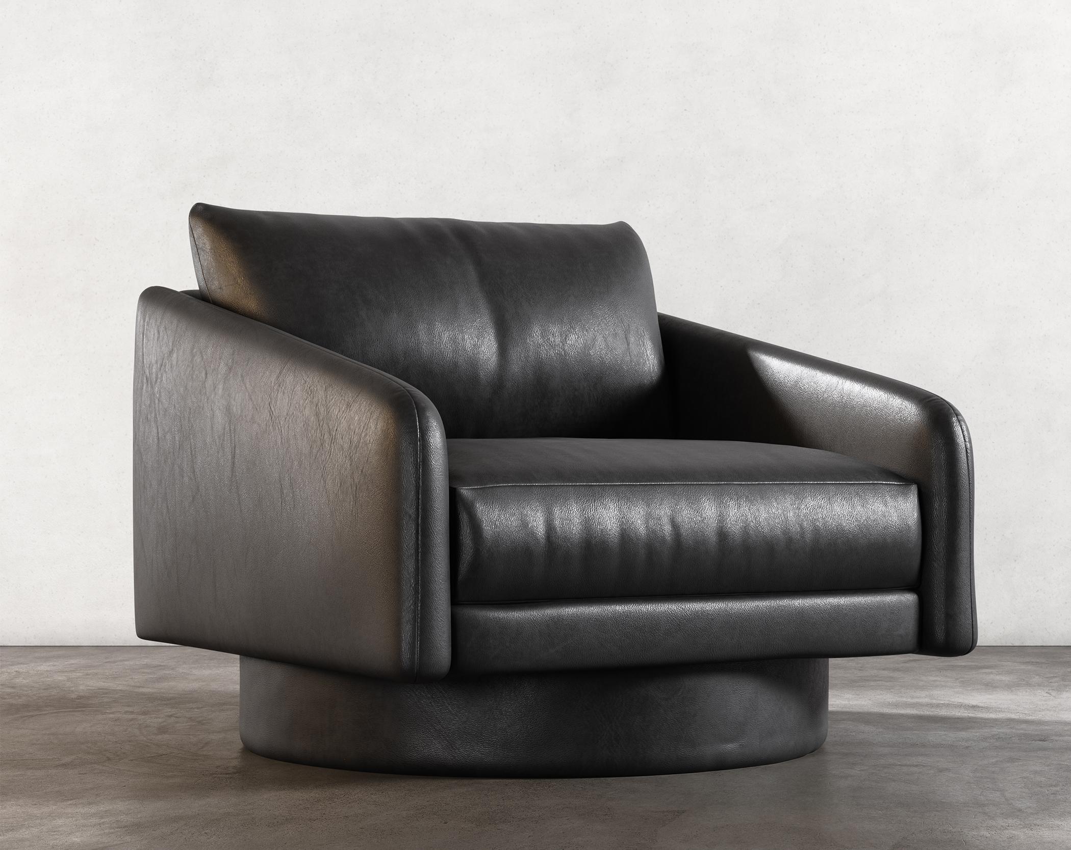 SURGE LOUNGE CHAIR - Modern Design in Faux Lambskin Black

Introducing our iconic Surge Chair, a modern chair in black faux lambskin - the perfect addition to any contemporary living room, bedroom, or office space.

Crafted with a sturdy all-wood