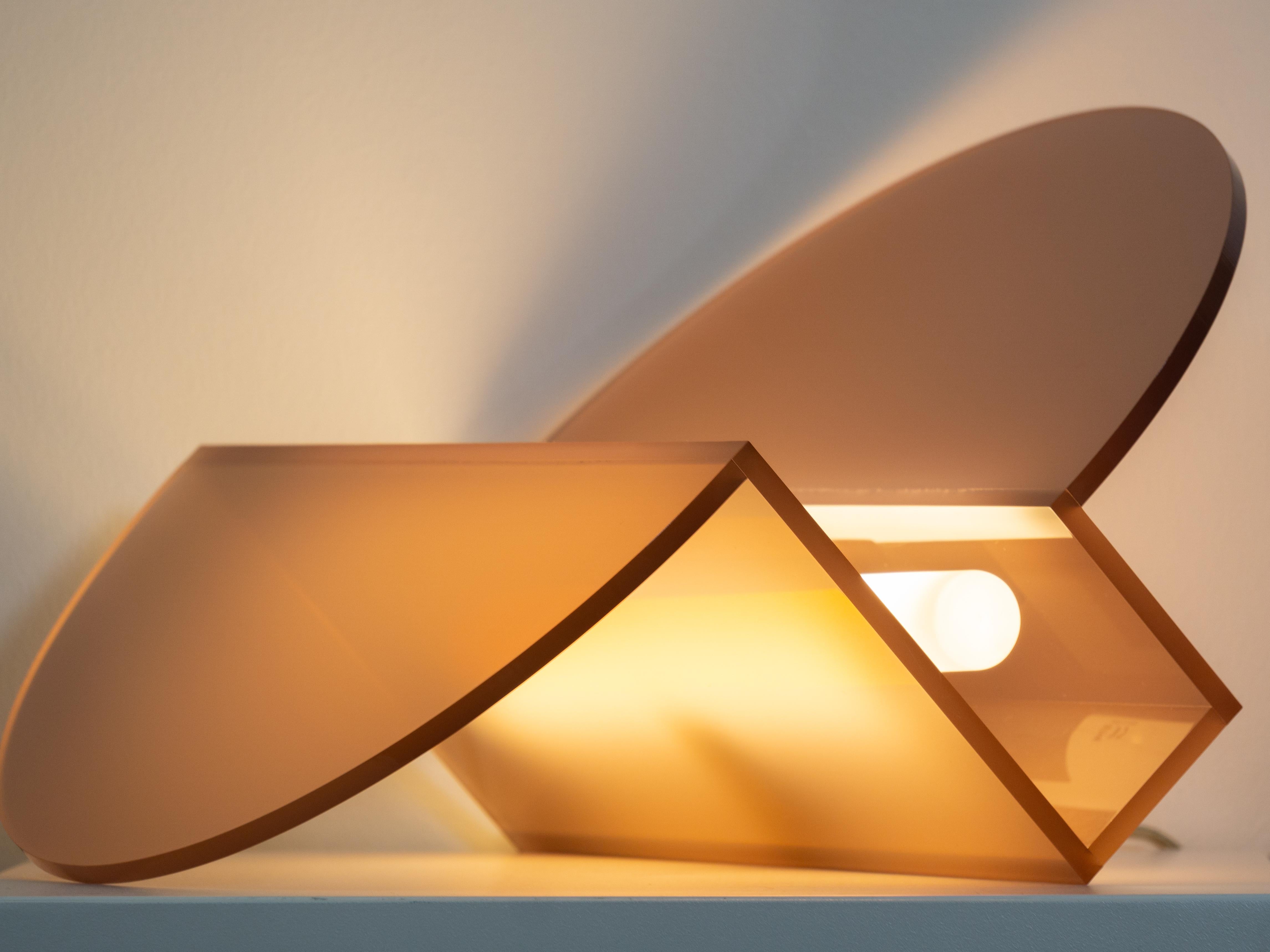 Post-Modern Surge Table Lamp by Studio Lampent For Sale