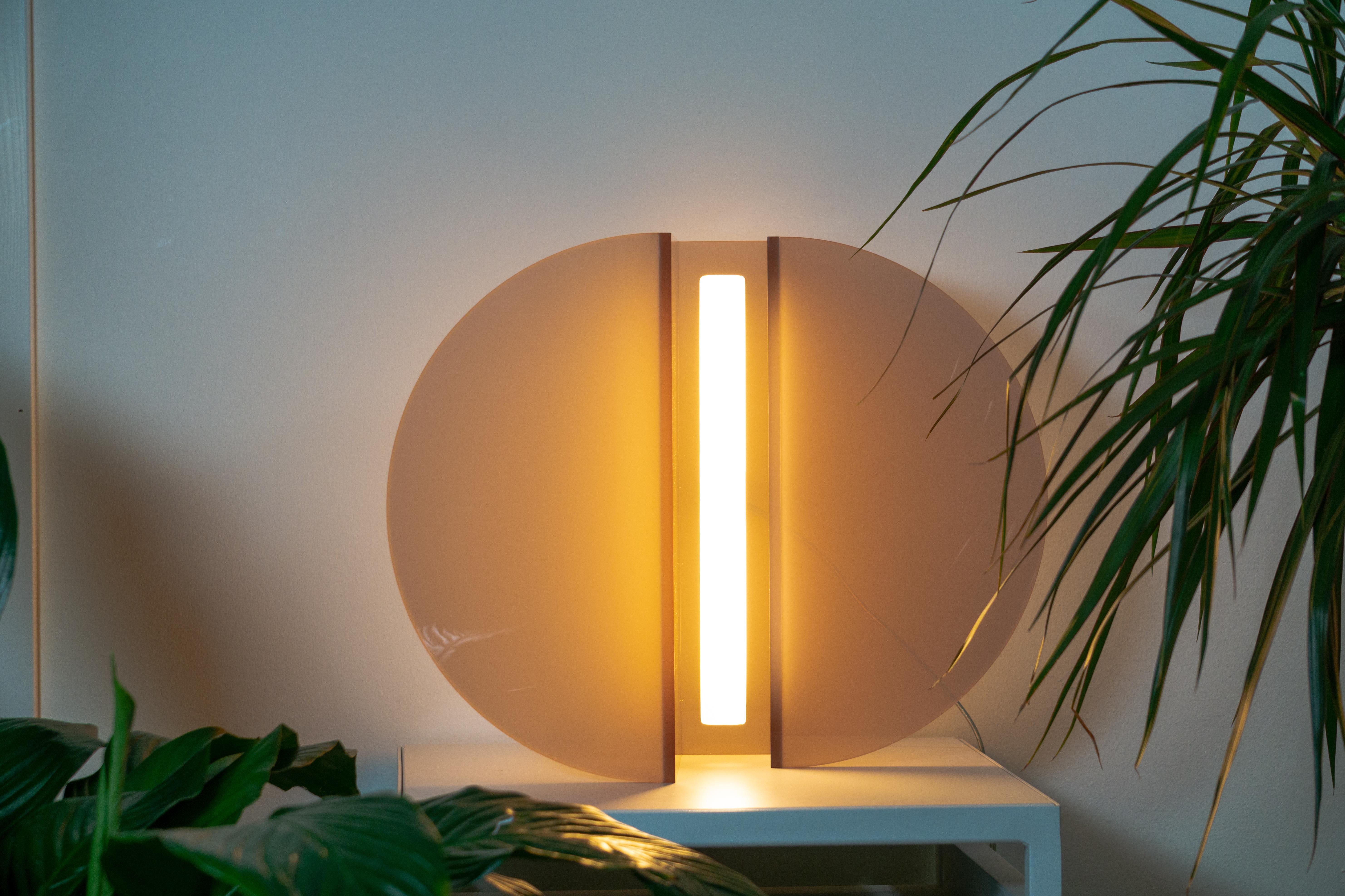 Acrylic Surge Table Lamp by Studio Lampent