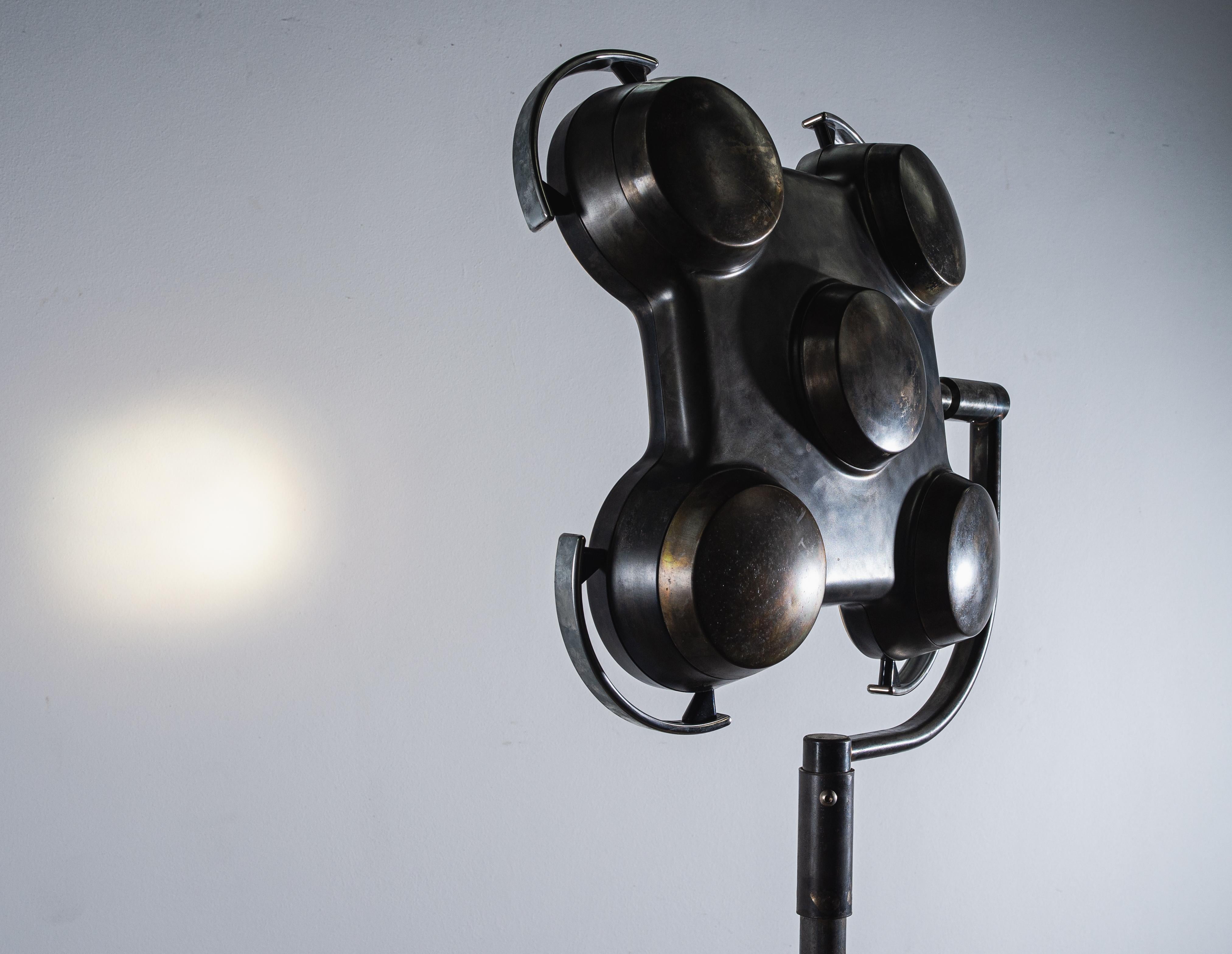 Dutch Surgery Light  'Hanaulux Heraeus' on tripod For Sale