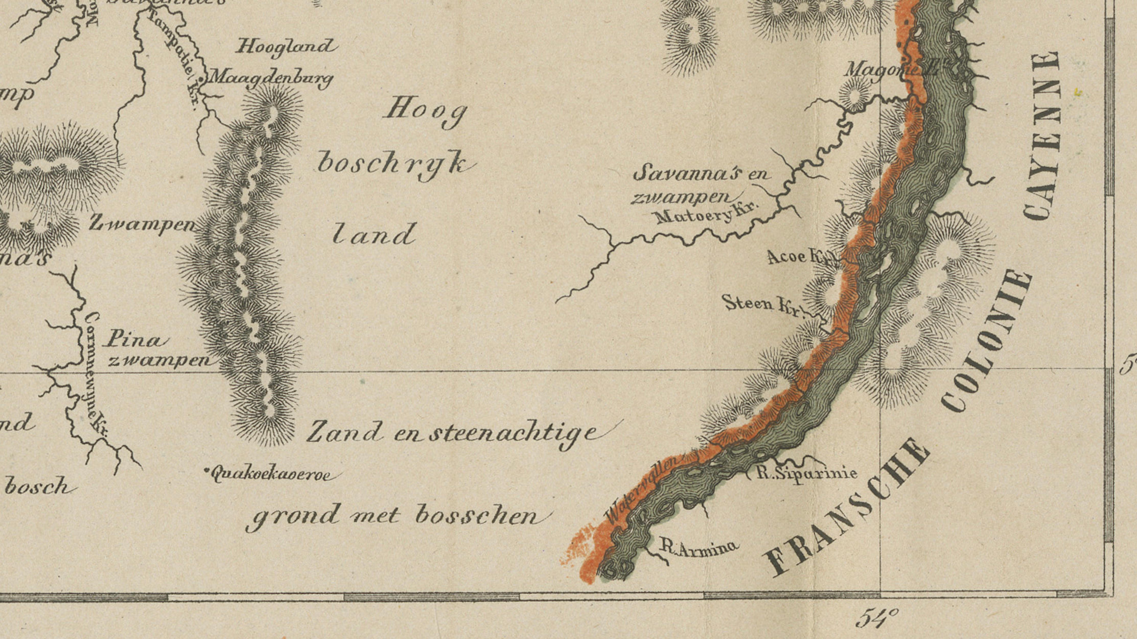 Suriname, Curaçao & Dutch Guinea – Jacob Kuyper Colonial Atlas Map, 1882