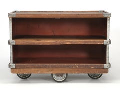 Suroy Industrial Cart on Wheels or Potentially a Sensational Movable Bar Cart