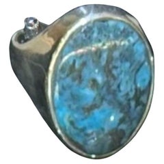 Surprise Brilliance - Kingman Turquoise and Sterling Silver Ring