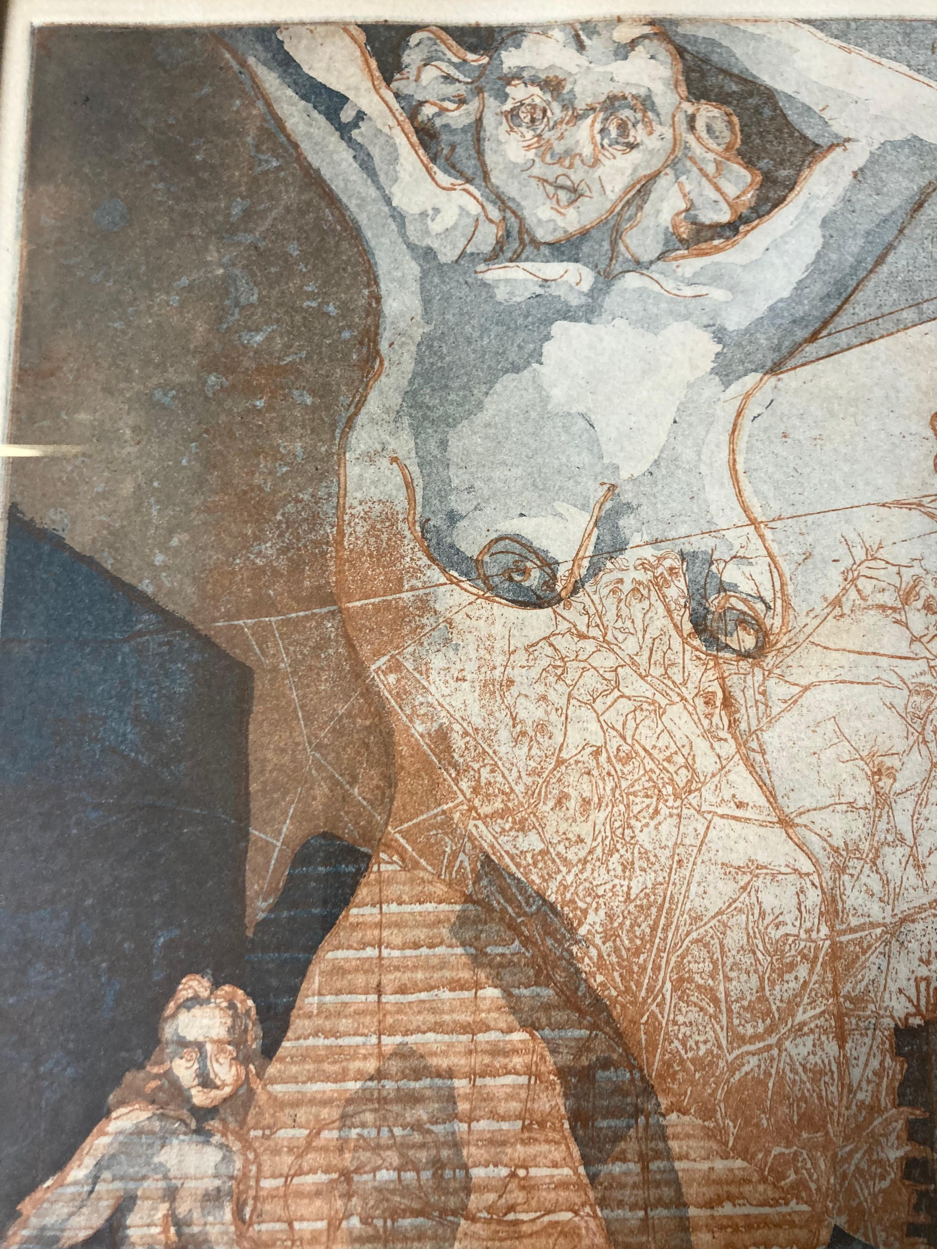 Surreal Artists Proof with Dream Like Imagery For Sale 6
