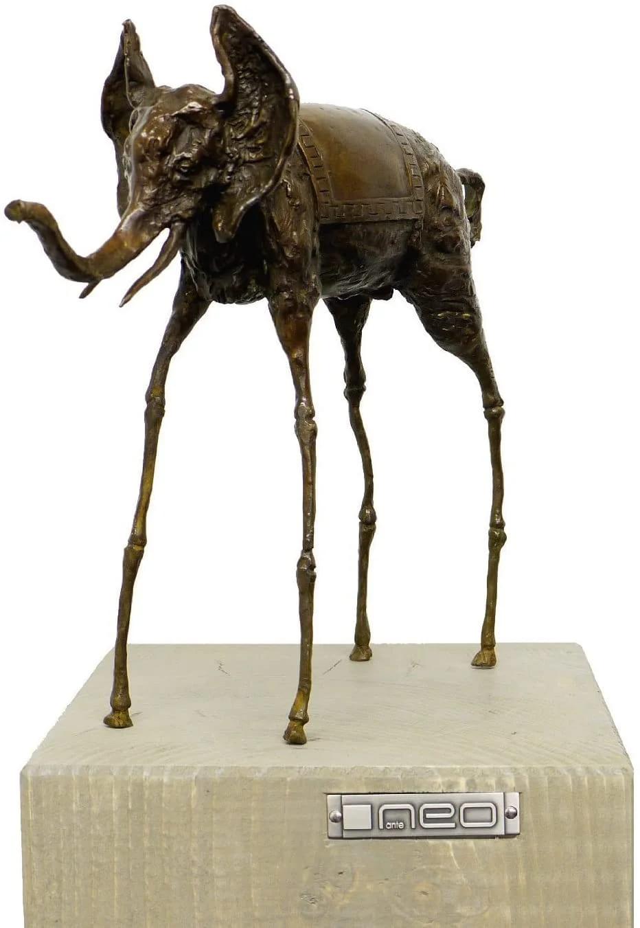 French Surreal Bronze Sculpture - Space Elephant - Salvador Dali For Sale