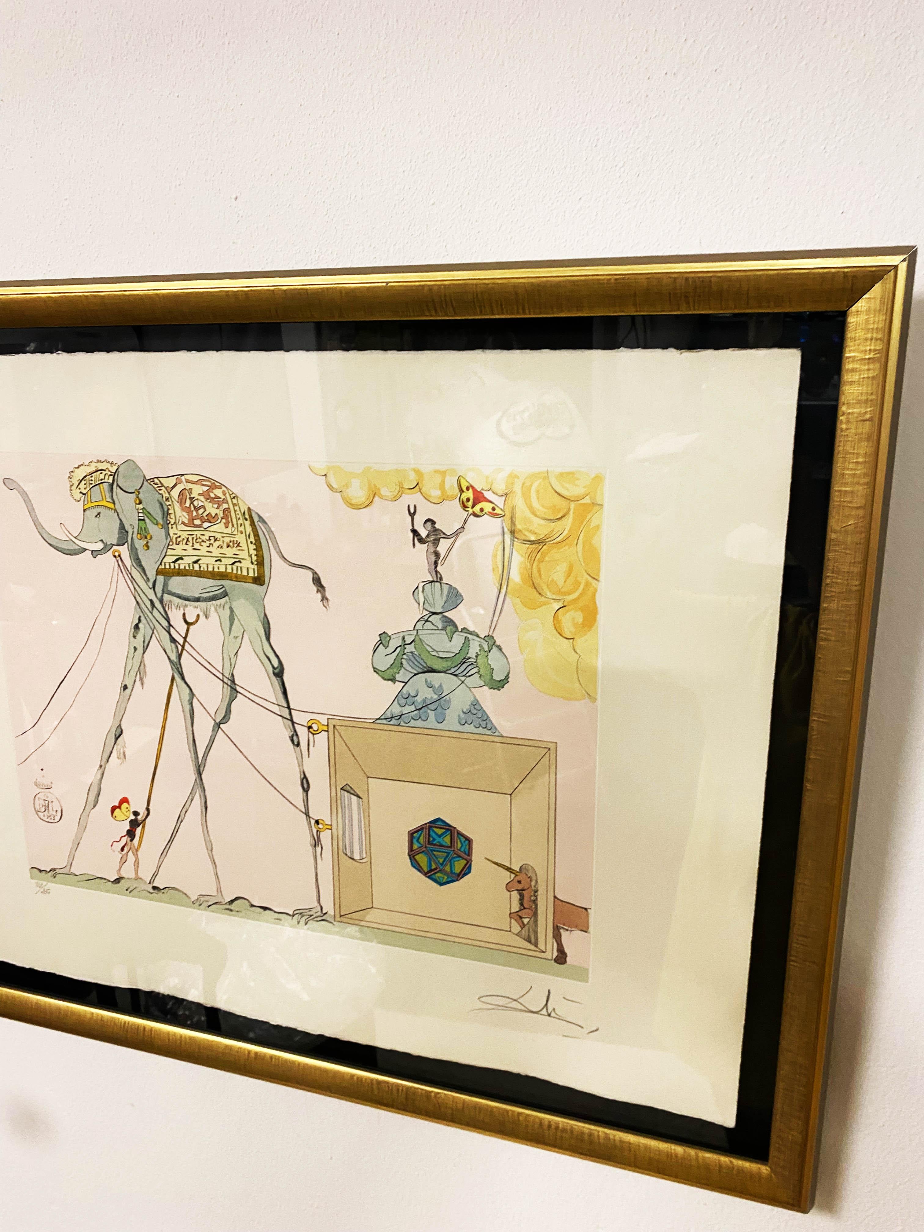 Late 20th Century Surreal Etching by Salvador Dali  For Sale