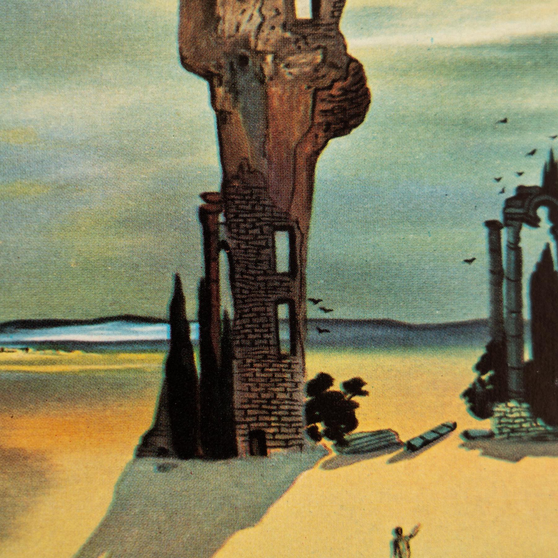 Surreale Horizonte: Salvador Dalís Farbklischee-Druck von 1957 im Zustand „Gut“ im Angebot in Barcelona, Barcelona