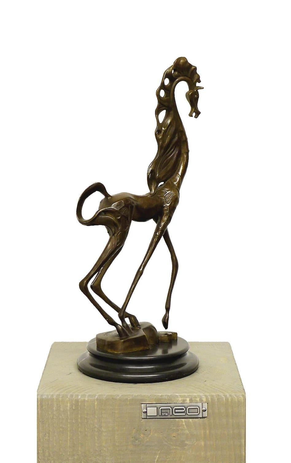 Surreal Horse, Exquisite Bronze Sculpture Inspired by Salvador Dalí In Good Condition For Sale In Saint-Ouen, FR