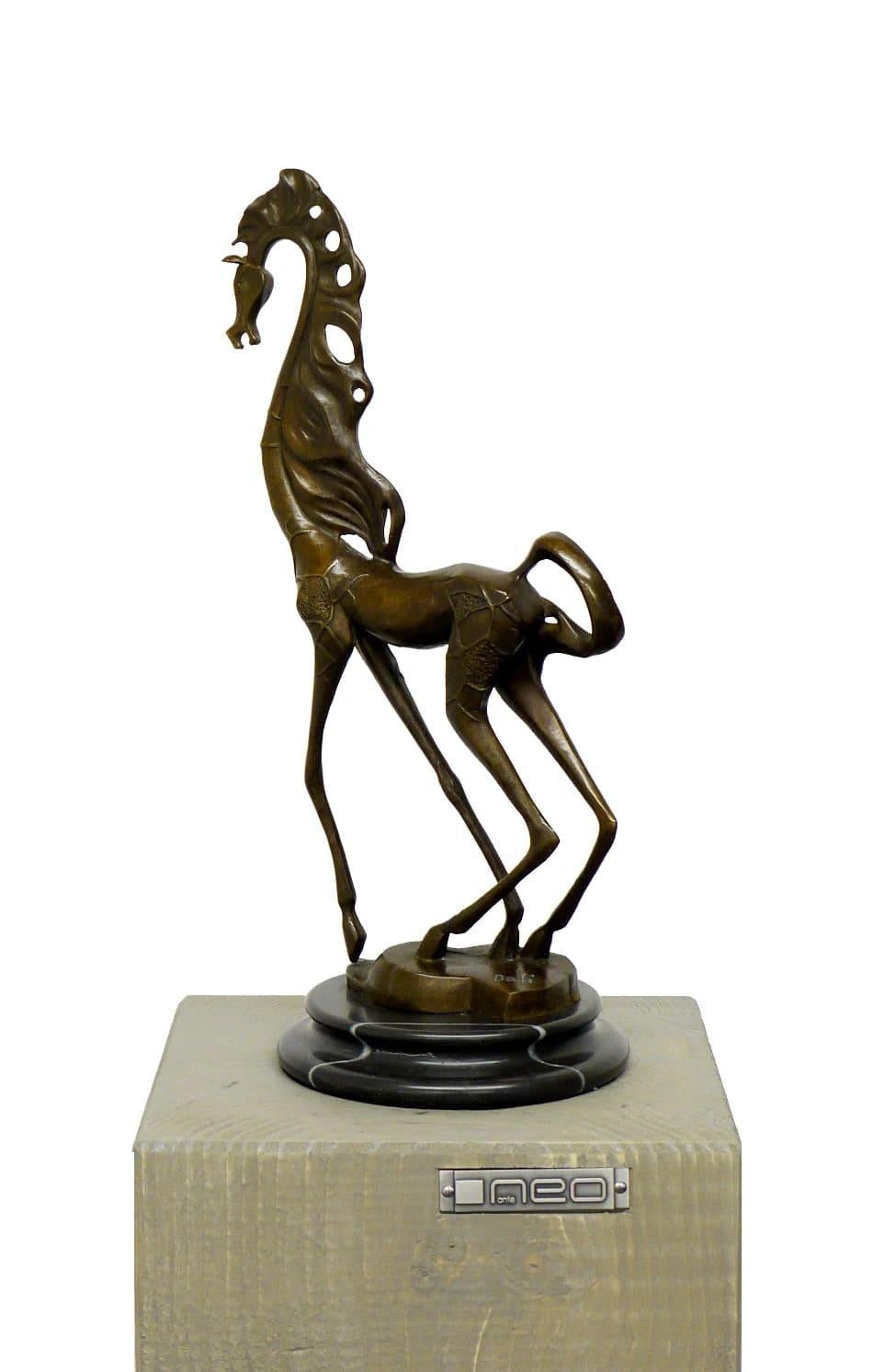 20th Century Surreal Horse, Exquisite Bronze Sculpture Inspired by Salvador Dalí For Sale