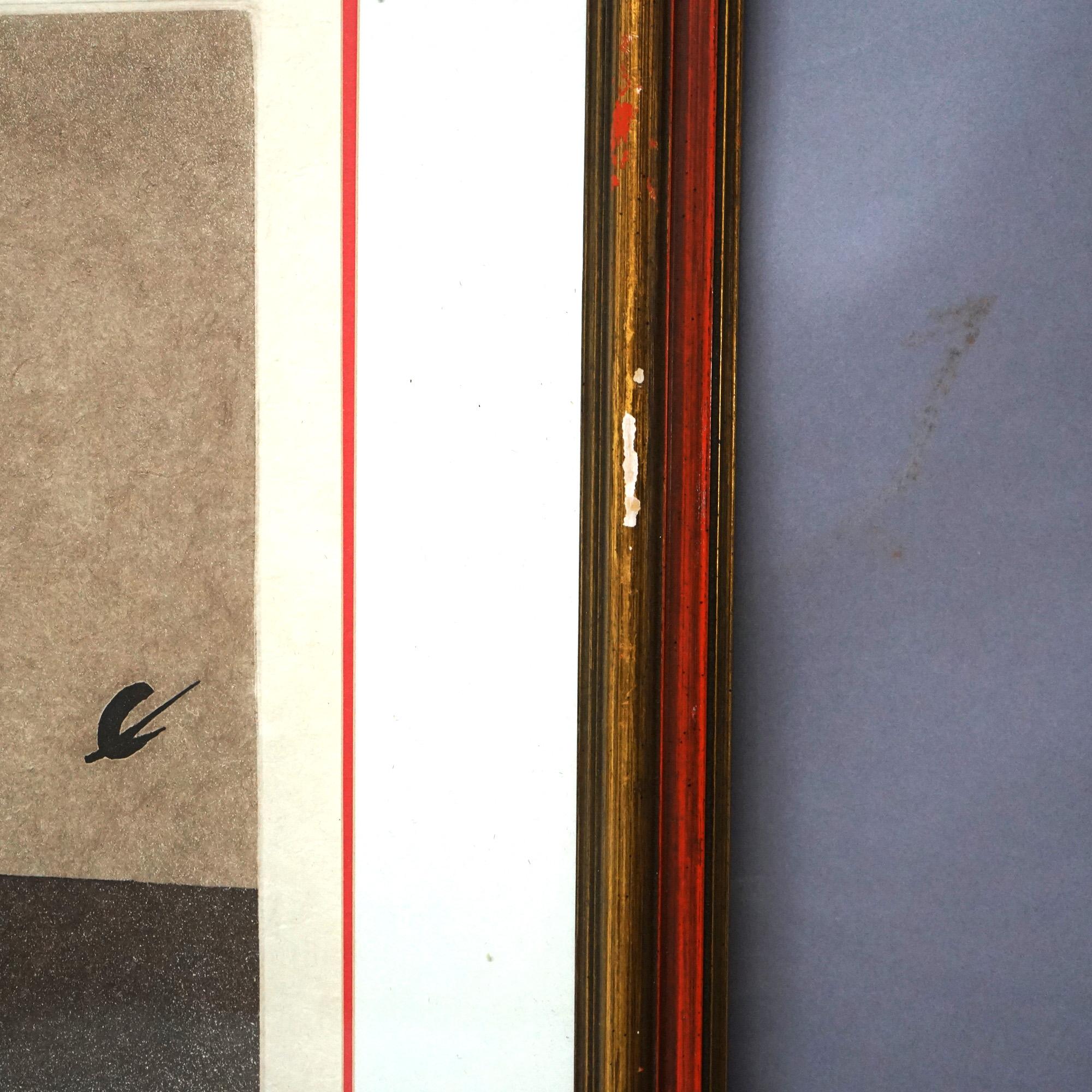 Surreal Lithograph “Master And Squire” By Salvadore Dali Signed & Numbred c1960 6