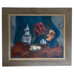 Surreal Tablescape Virginia Wylie modern Abstract mid century East Hamptons
